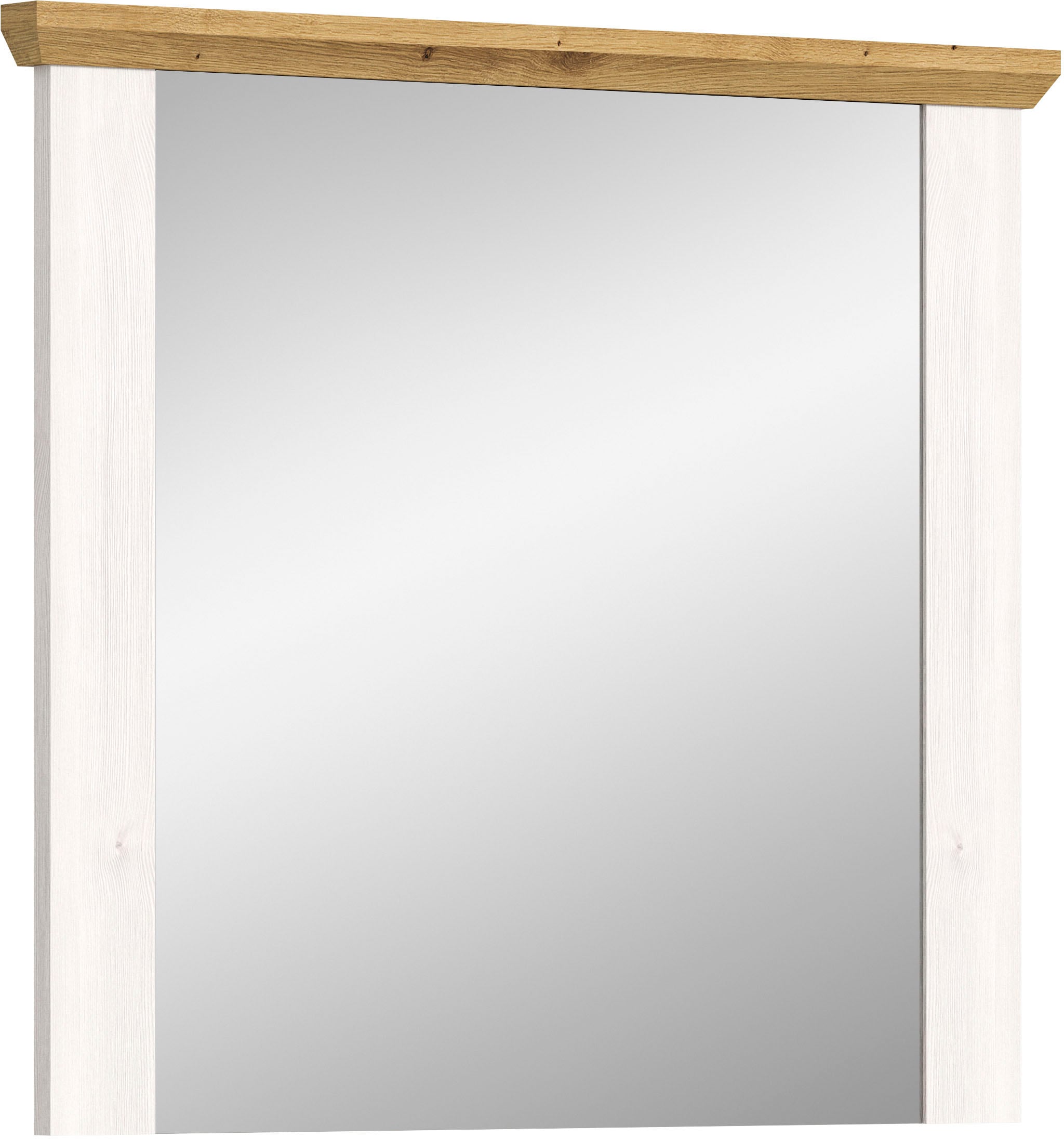 Home affaire Spiegel »COSENZA, TOPSELLER!, Breite 82 cm, 2-farbig, in Landhausoptik«, Garderobenspiegel, Wandspiegel, Flurspiegel, Dielenspiegel