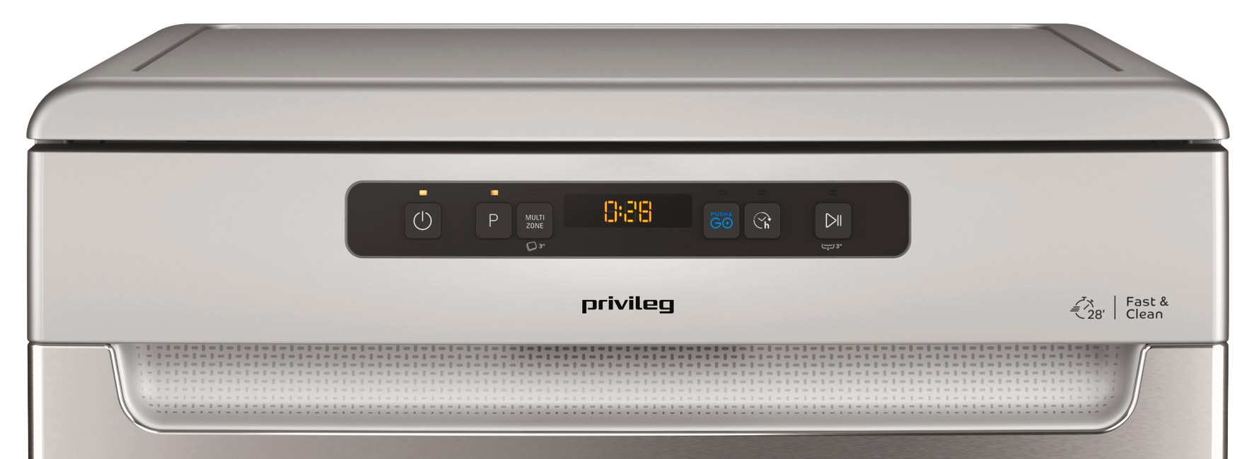 Privileg Standgeschirrspüler »RFO 2T133 A F S« 14 tlg. Maßgedecke Fast&Clean 28’ – das effektive Reinigungsprogramm unter 28 Minuten