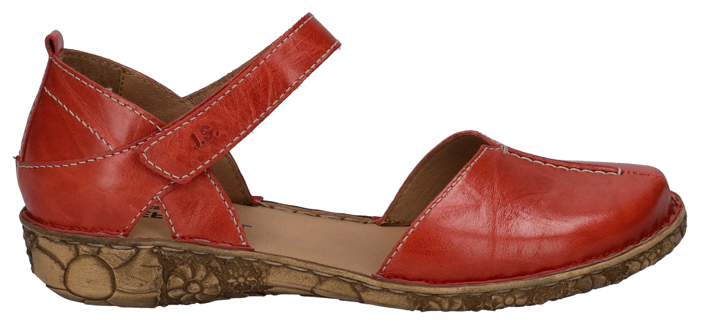 Josef Seibel Riemchenballerina »ROSALIE 42«, Sandale, Spangenschuh, Komfortschuh mit Klettverschluss