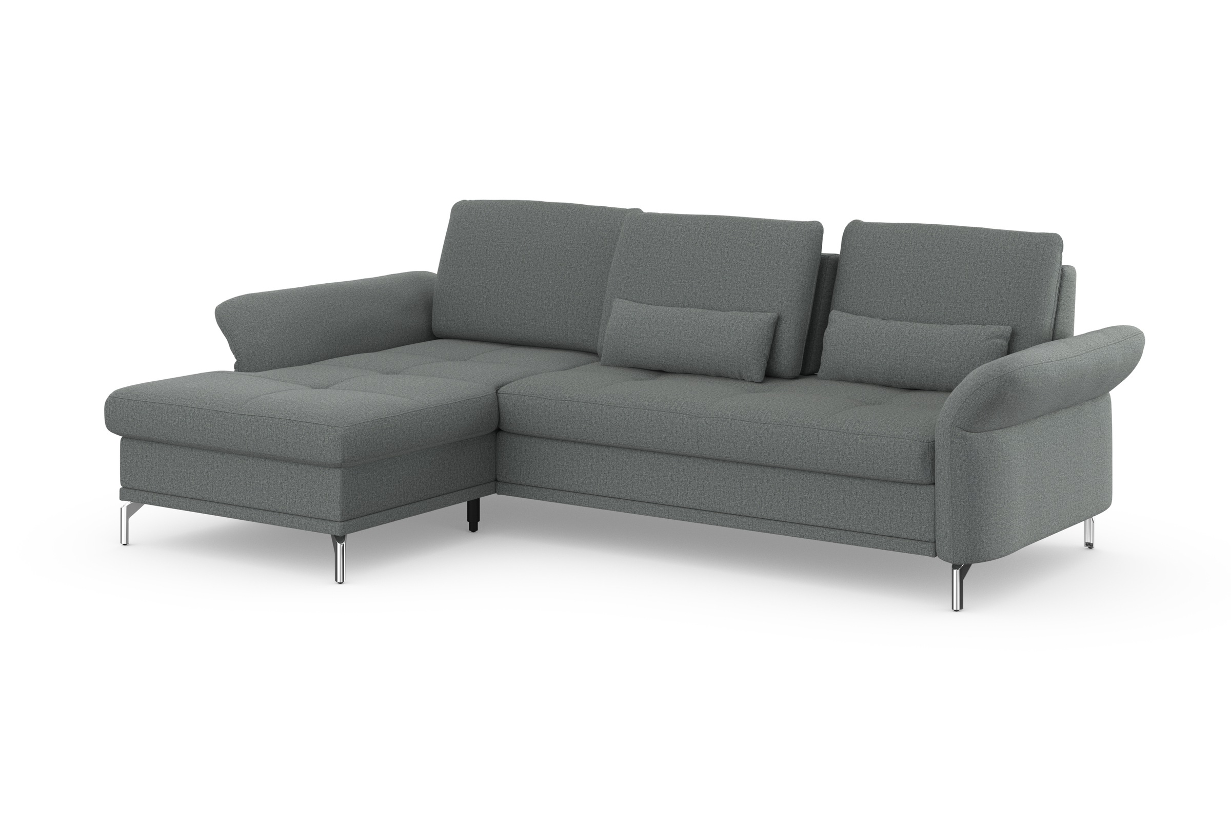 INOSIGN Ecksofa »Palm Beach L-Form«, Federkern, mit Sitztiefenverstellung, wahlweise mit Bettfunktion