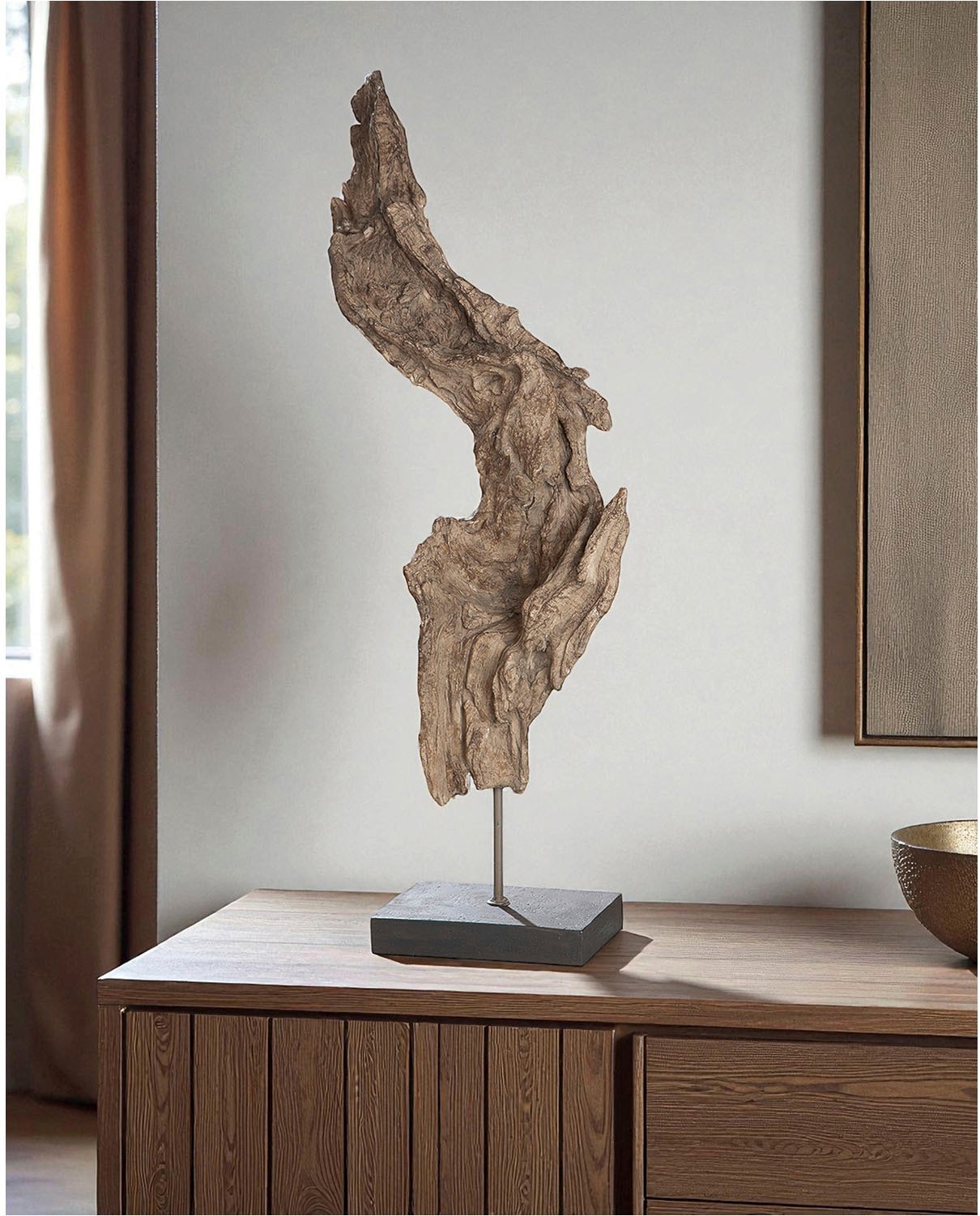 GILDE Dekoobjekt »Baumwurzel« Höhe 69 cm, in Treibholz-Optik, dekorativ im Esszimmer & Wohnzimmer