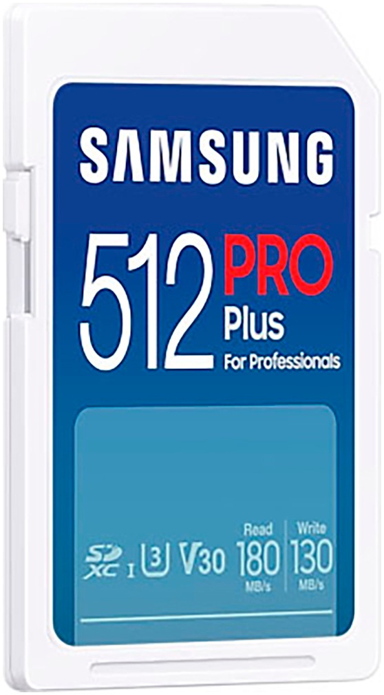 Samsung Speicherkarte »PRO Plus SD (2023) + USB-Kartenleser«, (Video Speed Class 30 (V30)/UHS Speed Class 3 (U3) 180 MB/s Lesegeschwindigkeit)