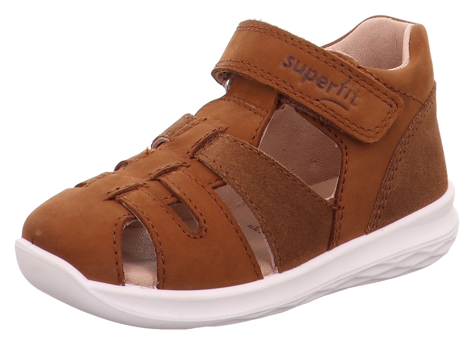 Superfit Sandale »BUMBLEBEE WMS: Mittel«, Sommerschuh, Klettschuh, Sandalette, mit Lederinnenfutter