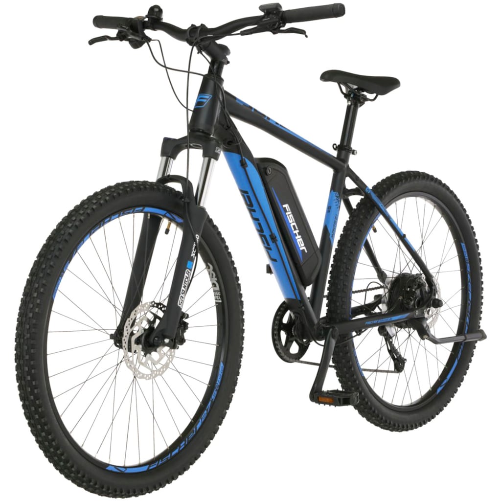 FISCHER Fahrrad E-Bike »MONTIS 2.1 557«, 9 Gang, Shimano, Altus, Heckmotor 250 W, (Schloss)