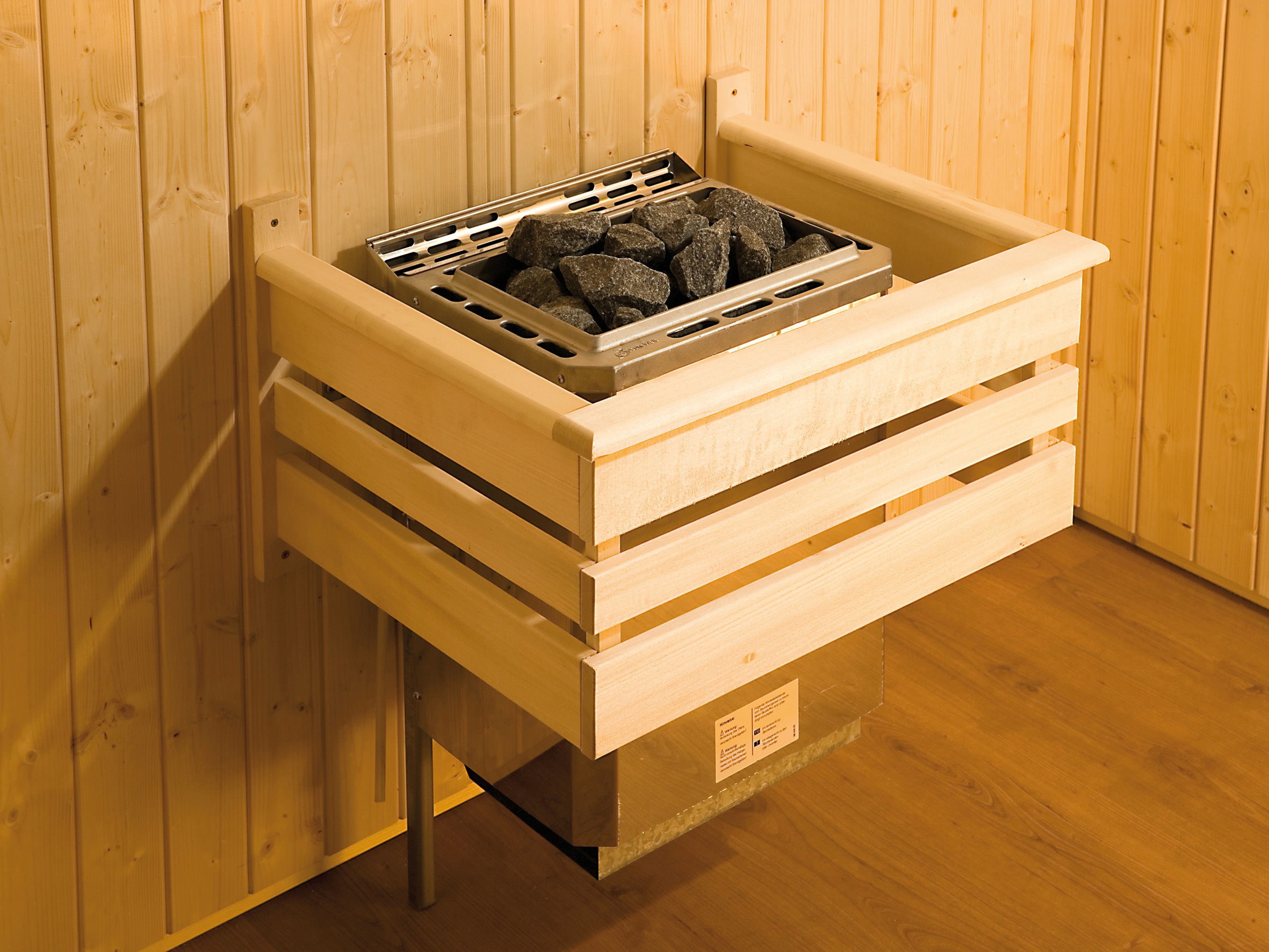 weka Sauna »Classic«, 7,5 kW Bio-Kombiofen mit ext. Strg.