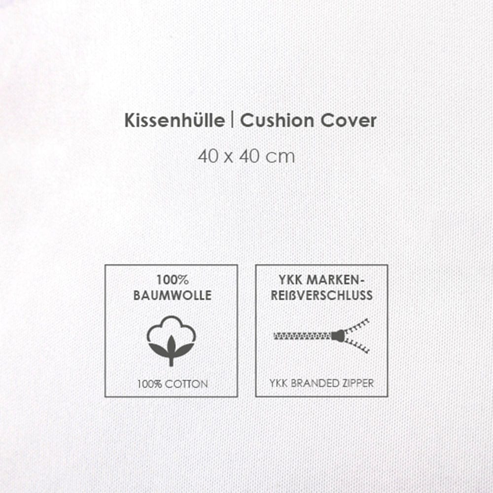 SOCCX Kissenhülle »Coastal Stripes« gewebtes Label