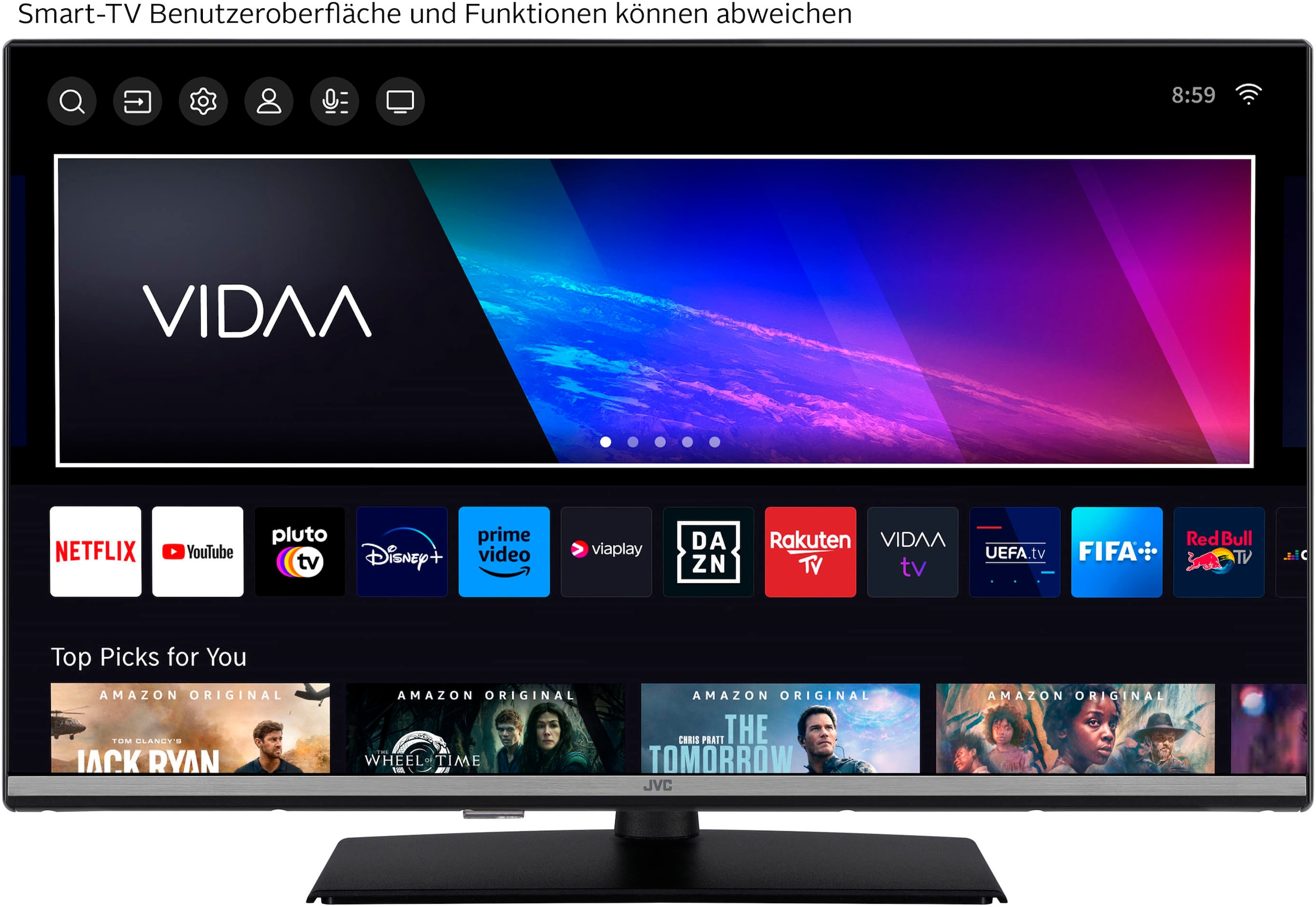 JVC DLED-Fernseher »LT-32VDF5455«, Full HD, Smart-TV