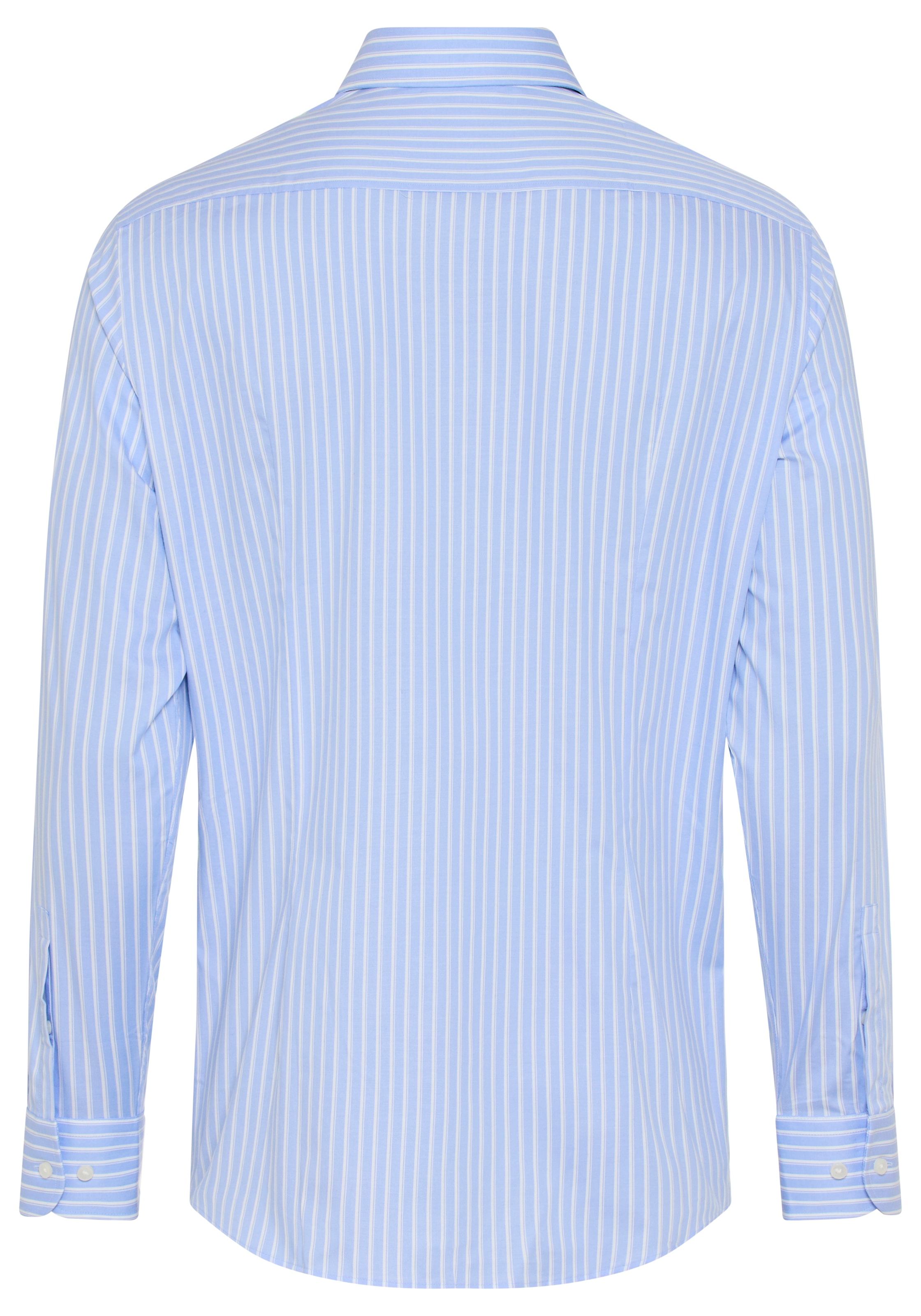 BOSS Businesshemd »HANK« Kentkragen, Regular Fit, gestreift, Baumwollmischung