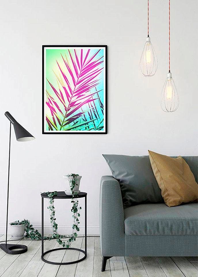 Komar Bild »Shine«, Pflanzen-Blätter, (1 St.), Wandbild zur Dekoration - ohne Rahmen