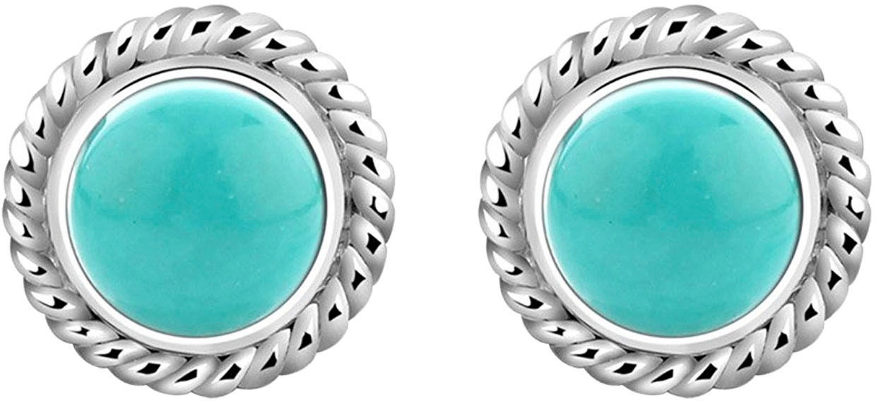 Elli Paar Ohrstecker »Schmuck Geschenk Silber 925 Ohrringe, 222999-015, 222999-018«, mit Howlith oder Amethyst