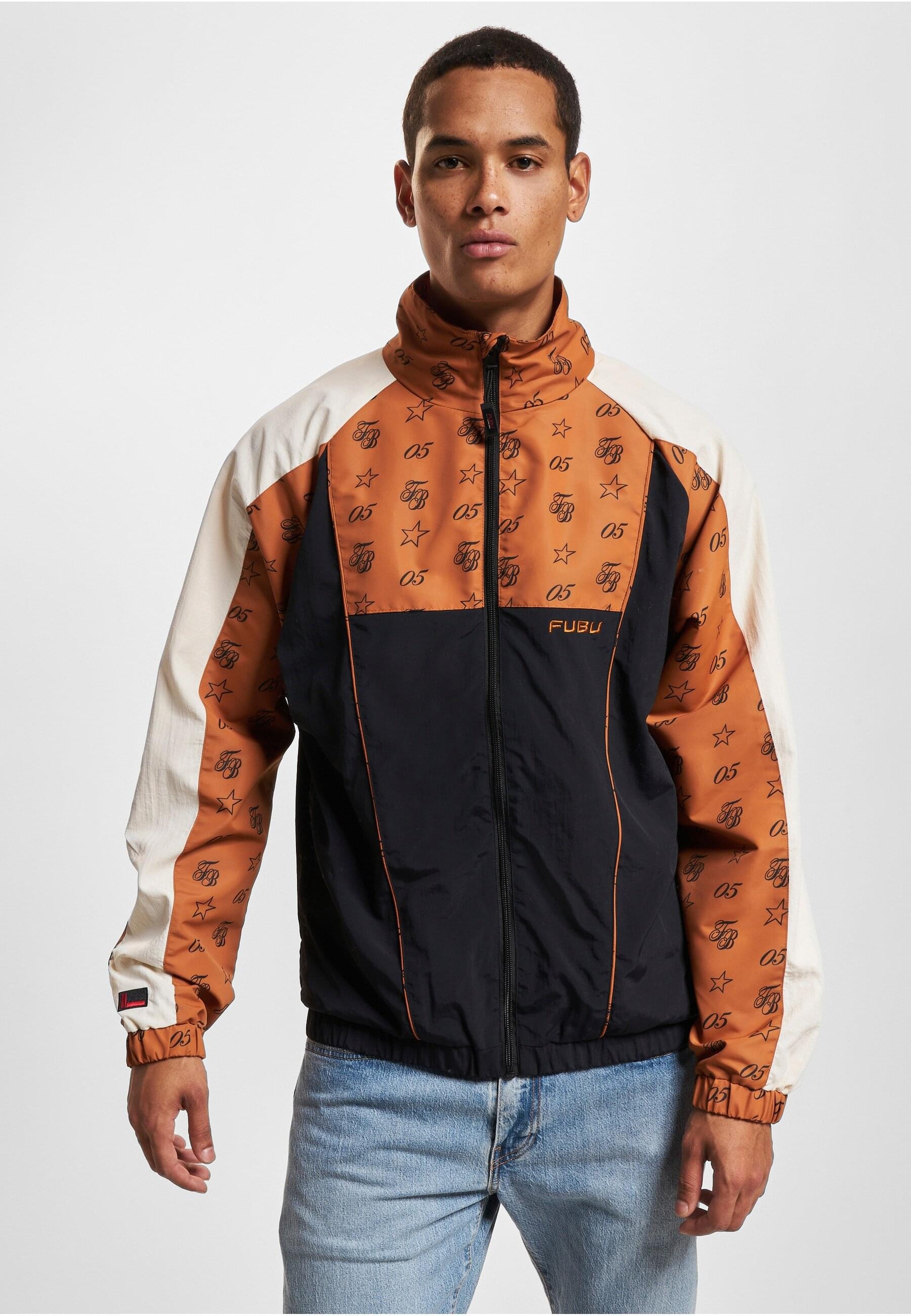 Fubu Trainingsjacke »Fubu Herren FM234-013-2 FUBU FB Initials Aop Block Track Jacket« 1 Stk. tlg. ohne Kapuze