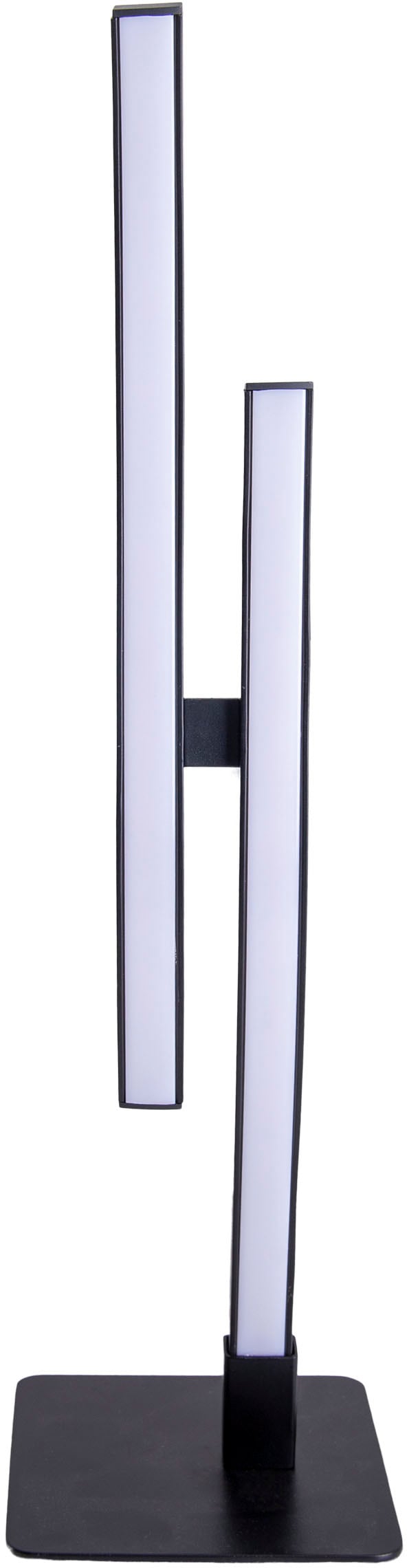 näve LED Tischleuchte »Onda«, 2 flammig, Leuchtmittel LED-Modul | LED fest integriert, Tischlampe warmweiß, H: 44cm, 10W, schwarz-matt, IP20