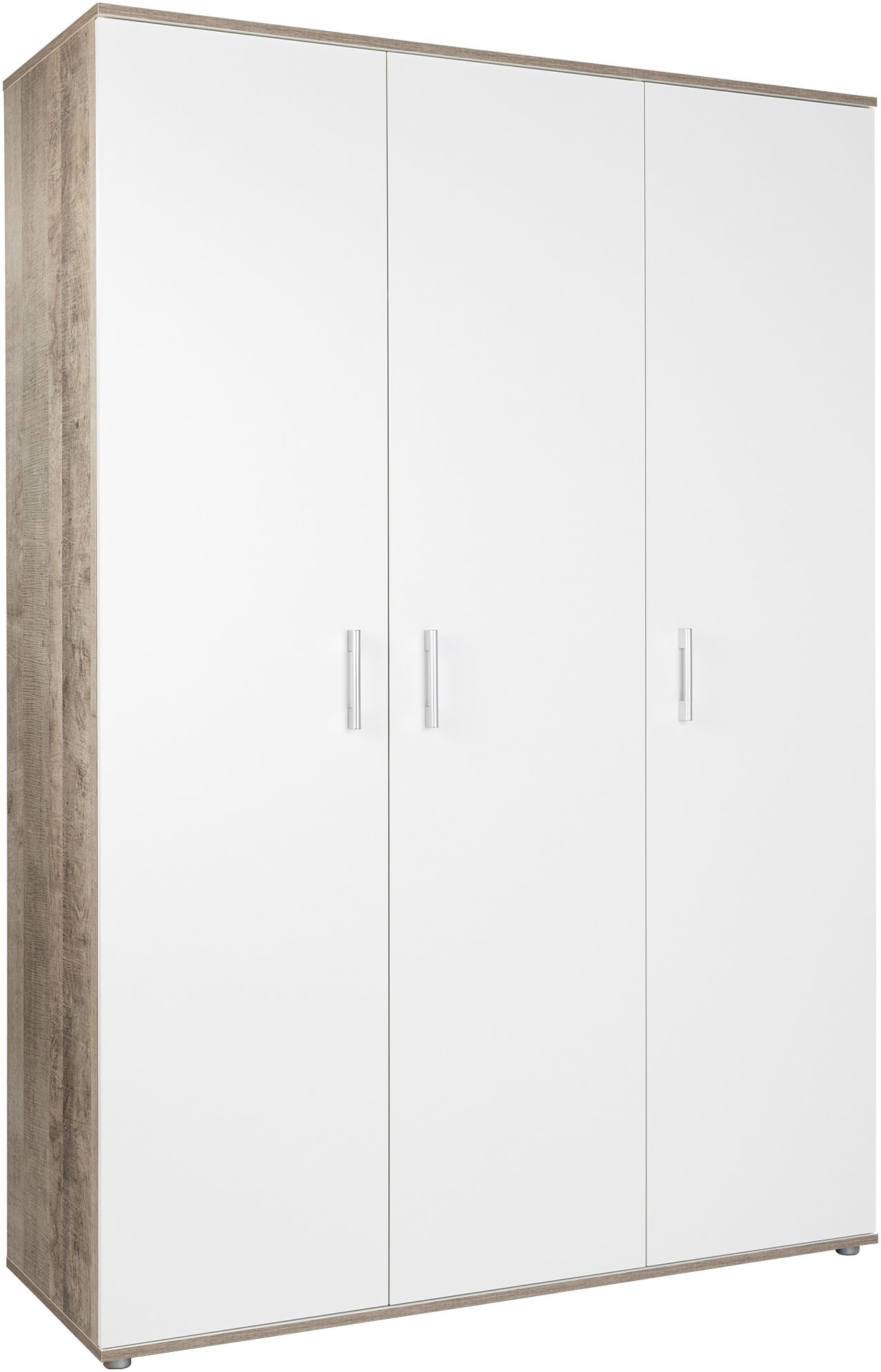 arthur berndt Babyzimmer-Komplettset »Jugendzimmer-Set »Kilian« 4-teilig«, (4 tlg.), Platinum Oak/ Weiß Nachbildung