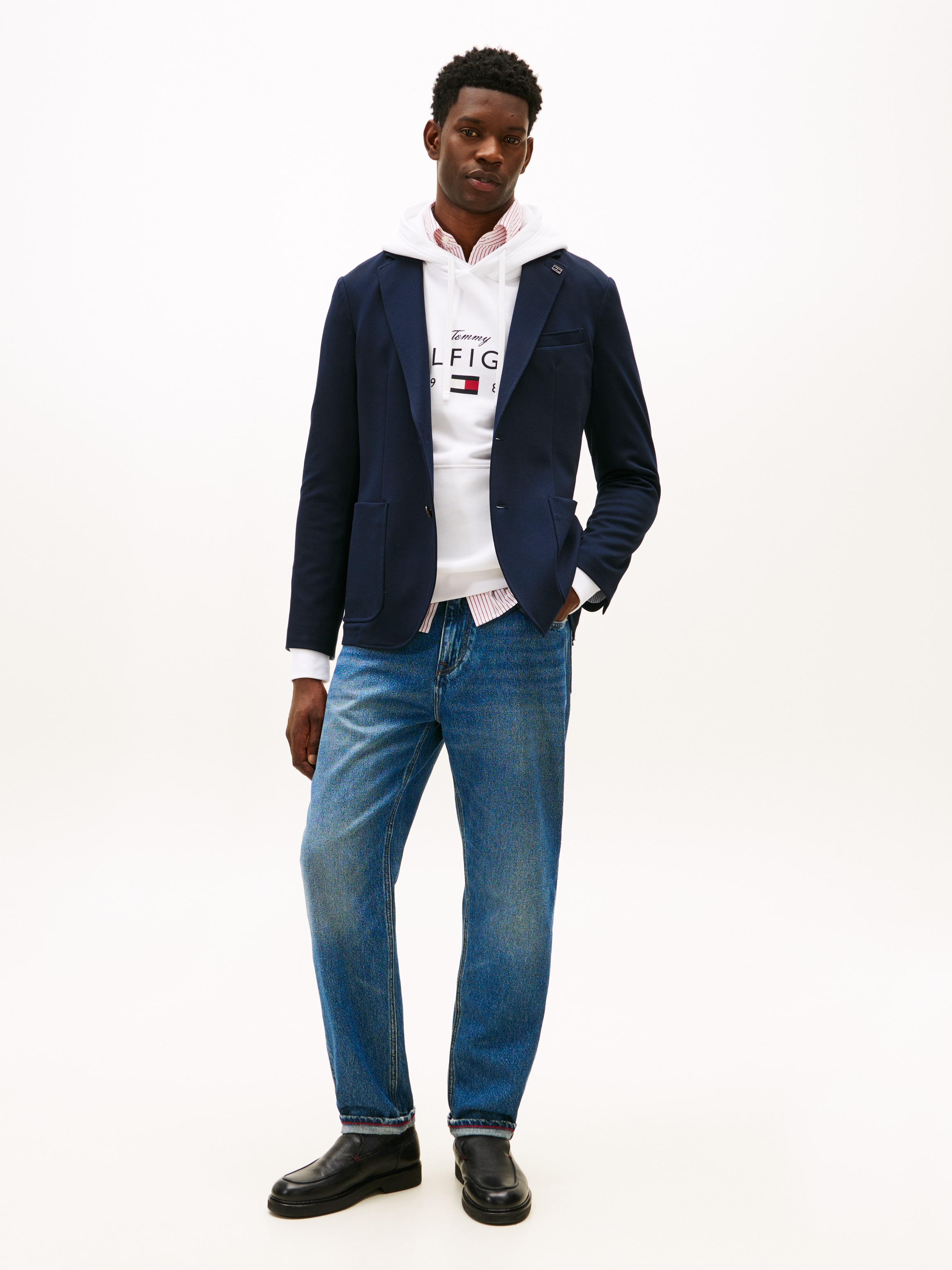 Tommy Hilfiger Sakko »DC PUNTO MILANO«, regular fit, teilweise gefüttert
