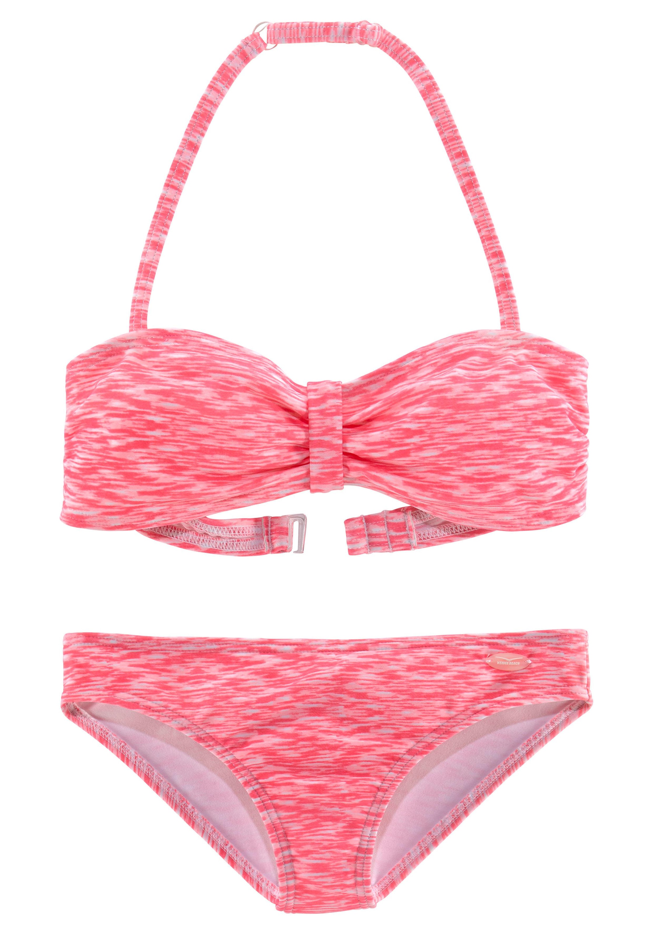 Bild von Venice Beach Bandeau-Bikini, regulierbares Top, seitliche Stäbchen