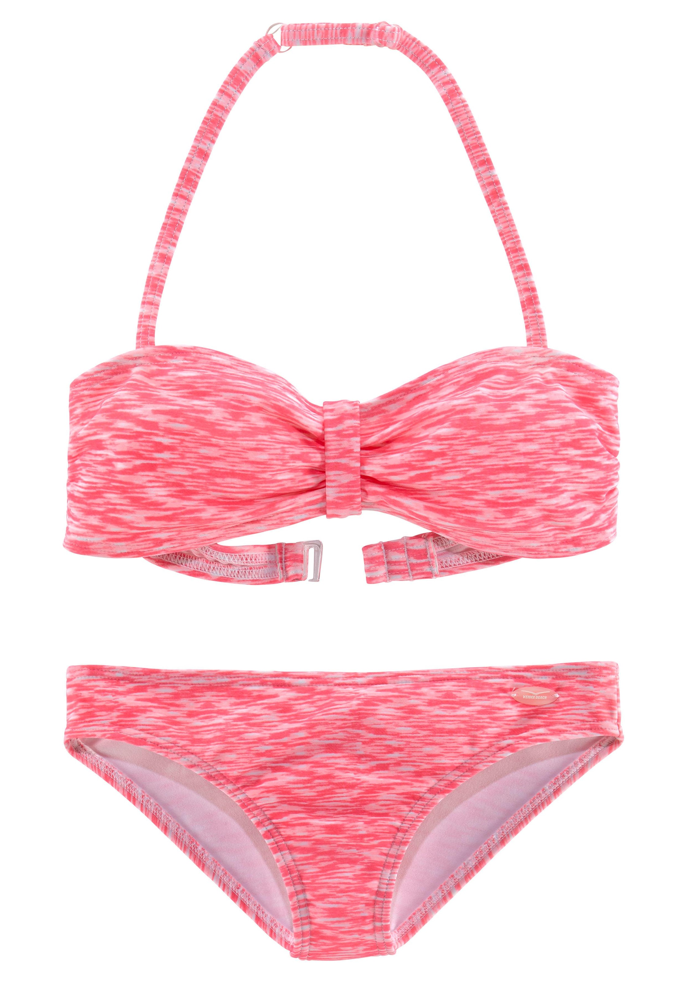 Venice Beach Bandeau-Bikini, in Melange-Optik