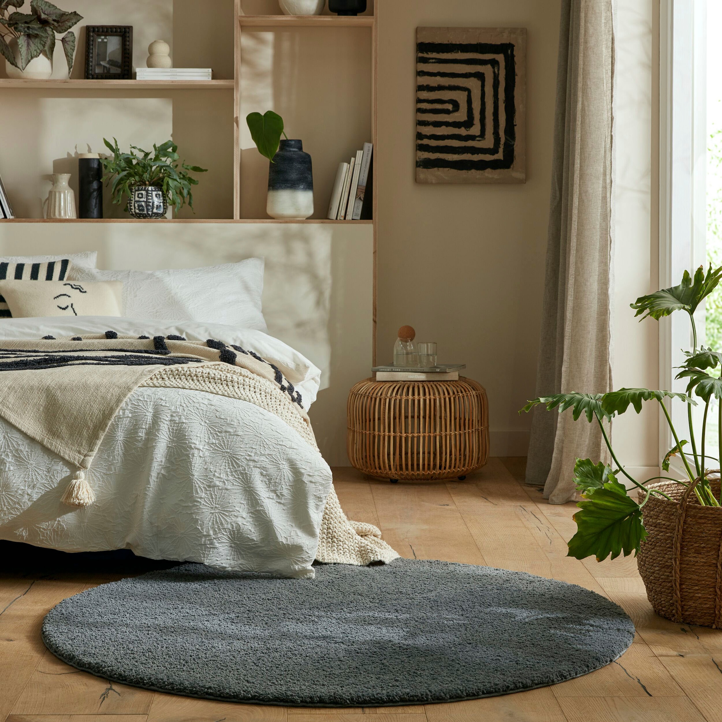 FLAIR RUGS Teppich »Fluffy«, rund, 23 mm Höhe günstig online kaufen