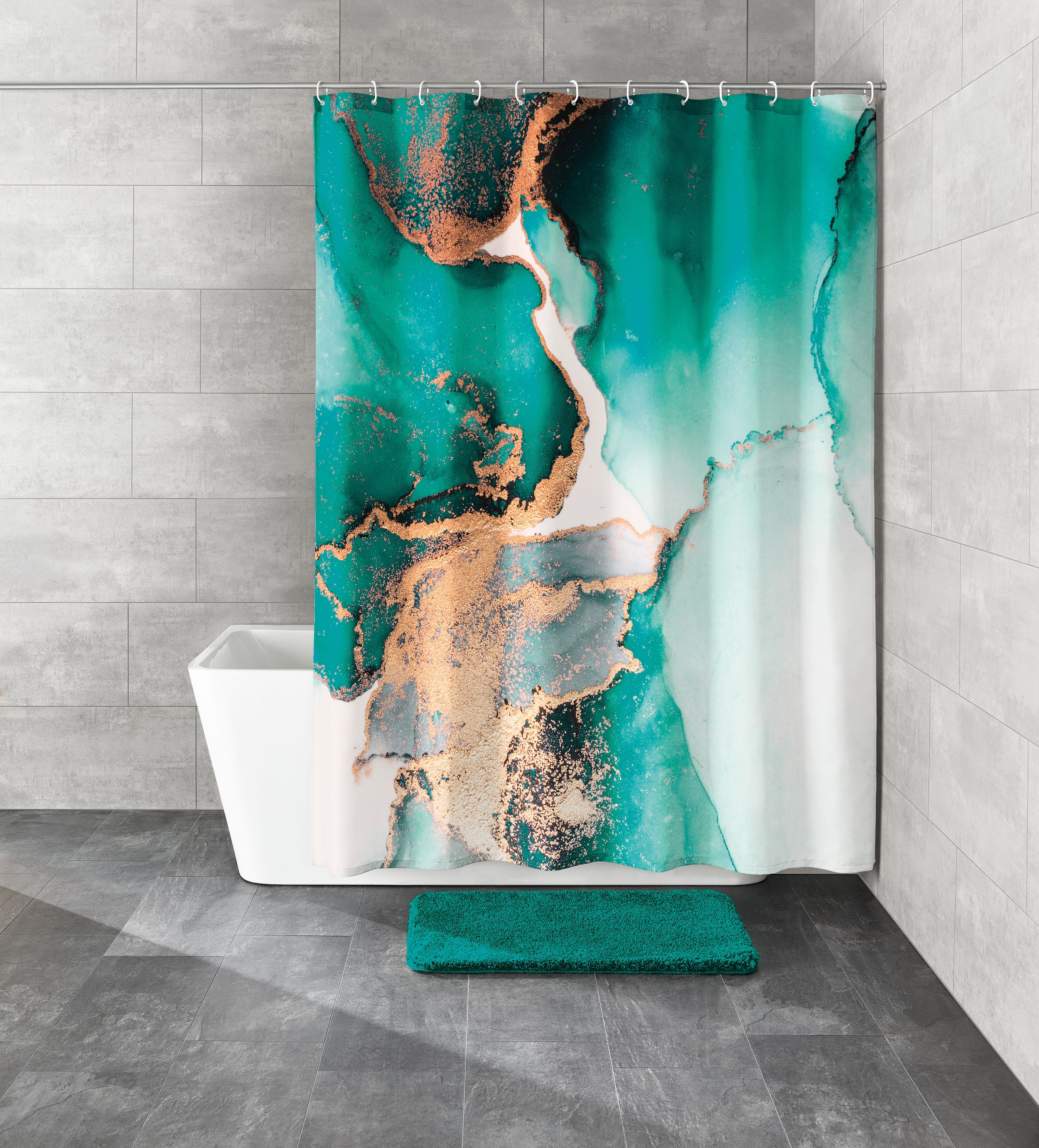 Kleine Wolke Duschvorhang »Teal« Breite 180 cm