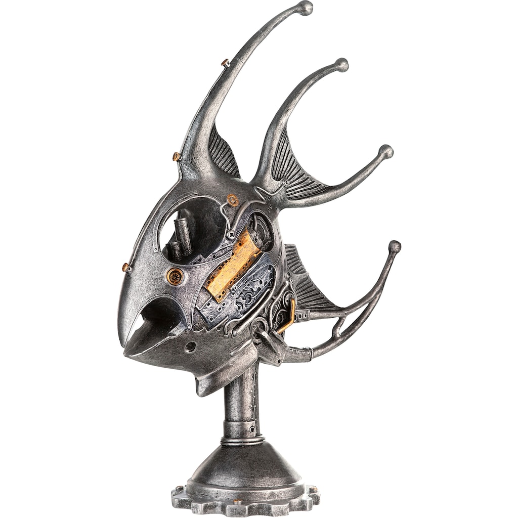 Casablanca by Gilde Dekofigur »Skulptur Steampunk Fisch, silber«