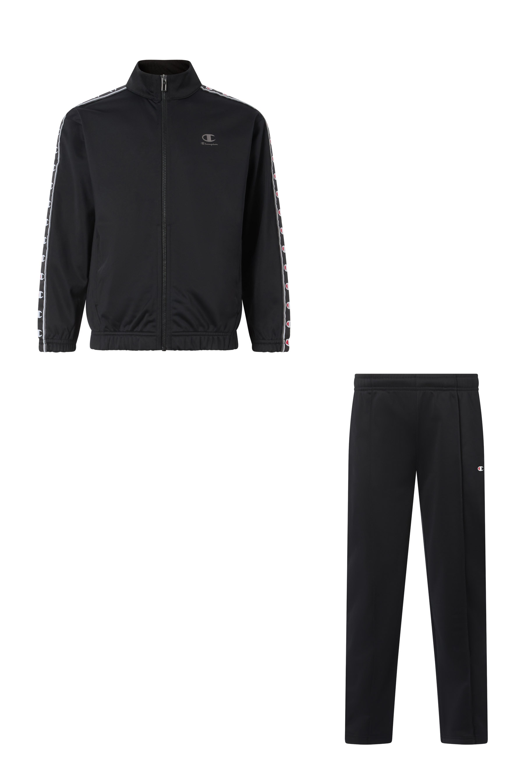 Champion Trainingsanzug »SPORT INSPIRED tracksuit with tape« 2 tlg. zweiteiliges Set, mit komfortabler Passform, aus Polyester