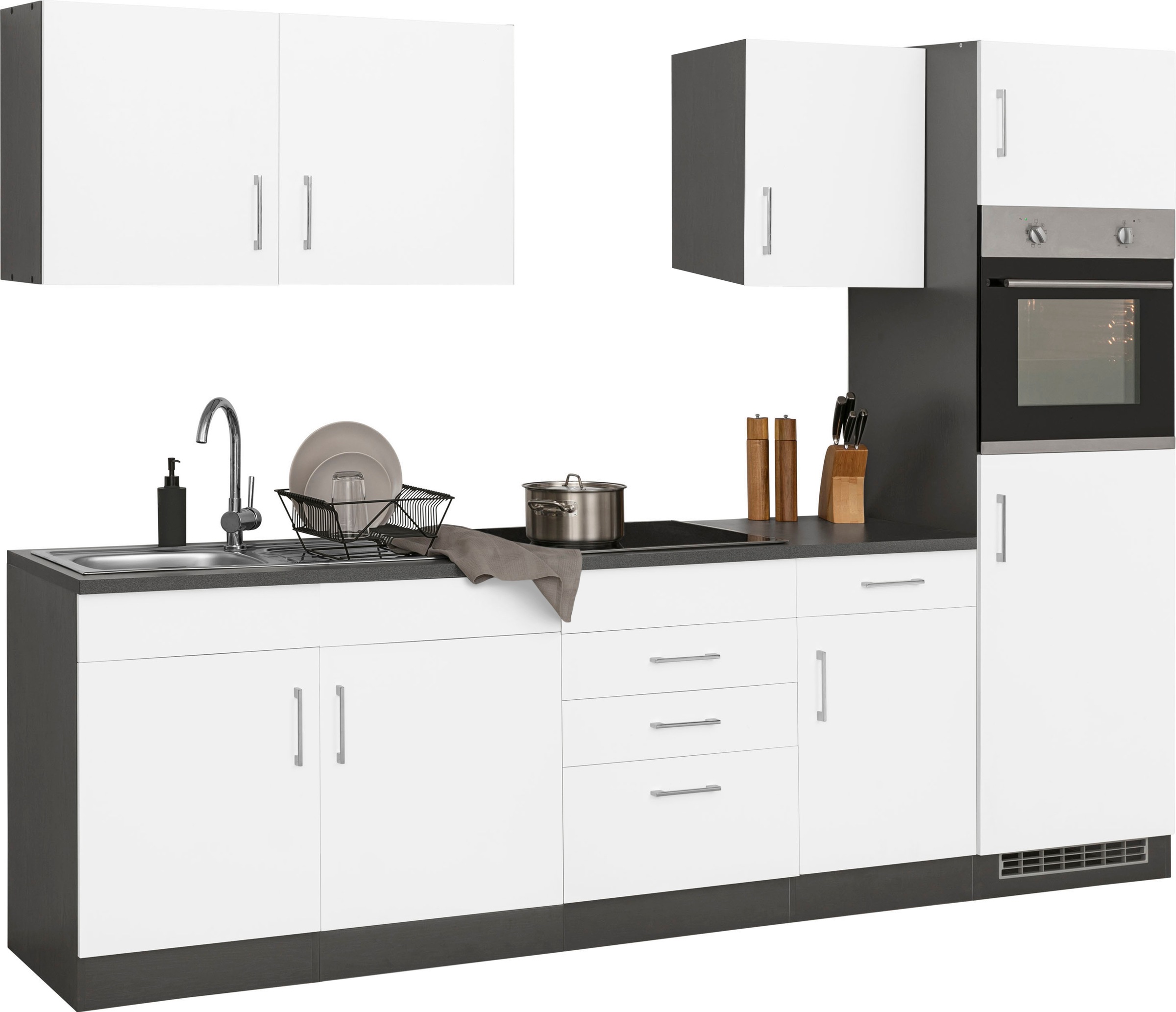 KOCHSTATION Küchenzeile »KS-Paris – Küchen mit einzigartigen Fotomotiven au günstig online kaufen