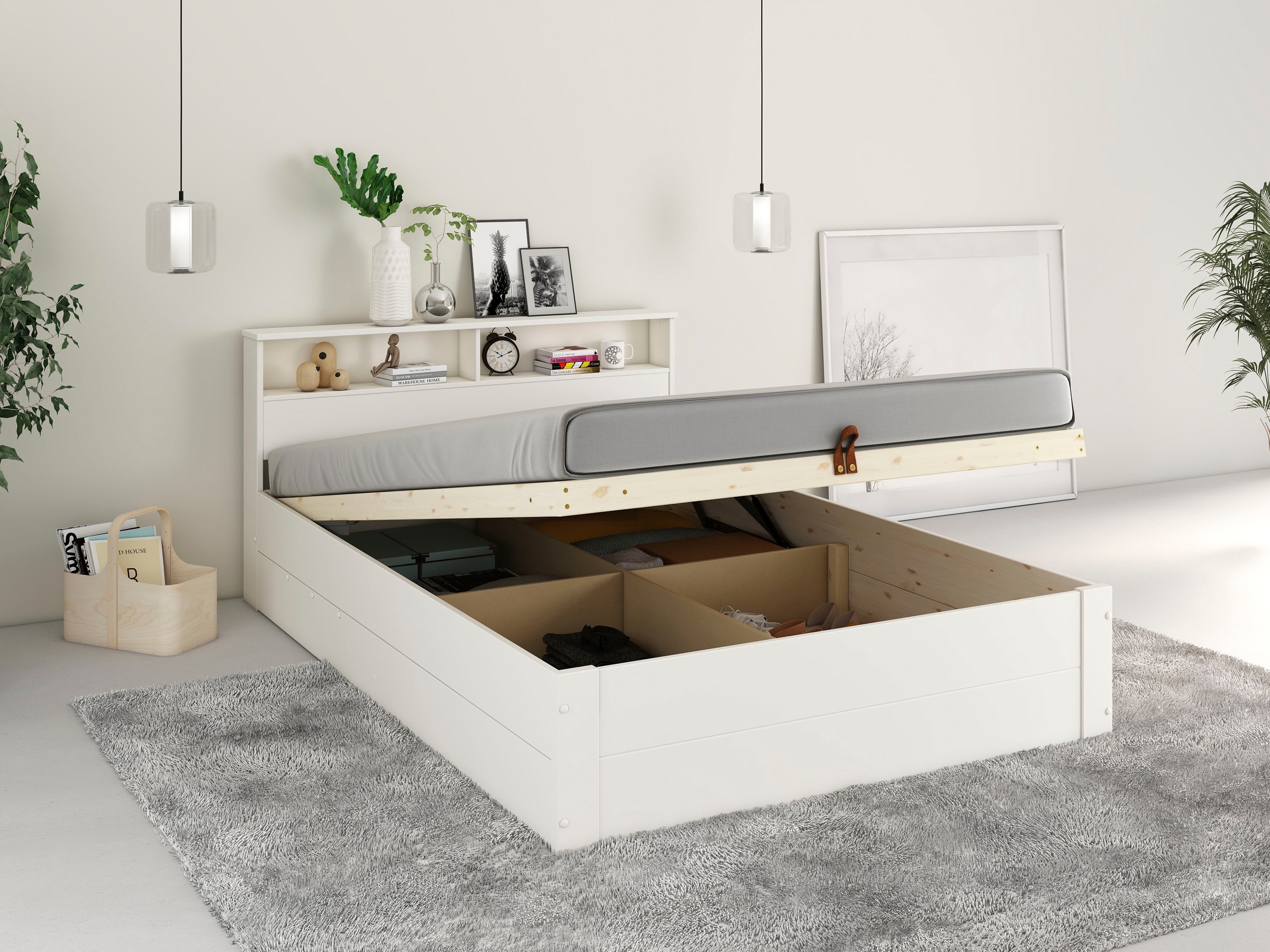 OTTO home Stauraumbett »MAREILLES, Bett, Made in Europe, FSC® zertifizierte günstig online kaufen