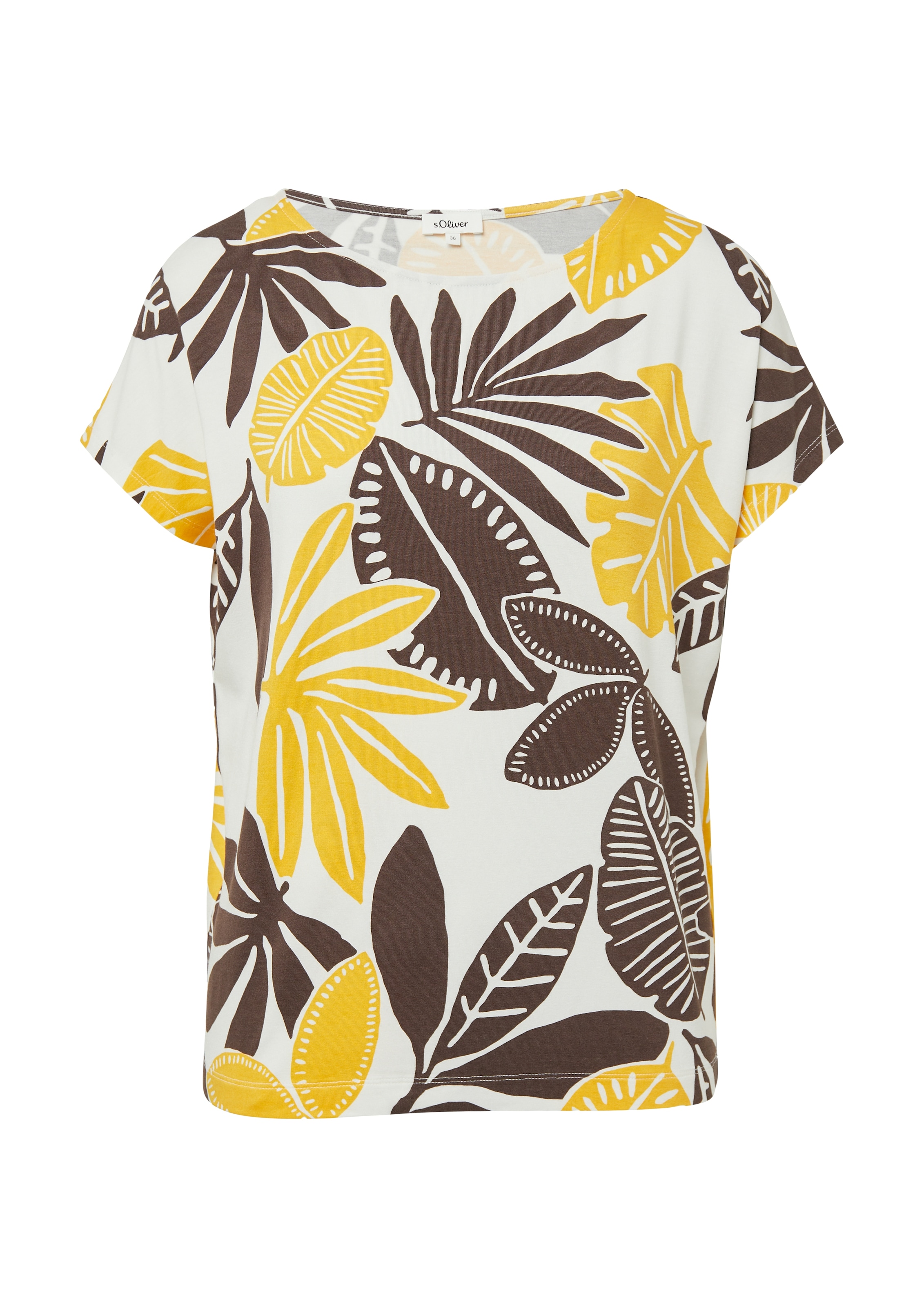 s.Oliver T-Shirt, mit All-Over Print