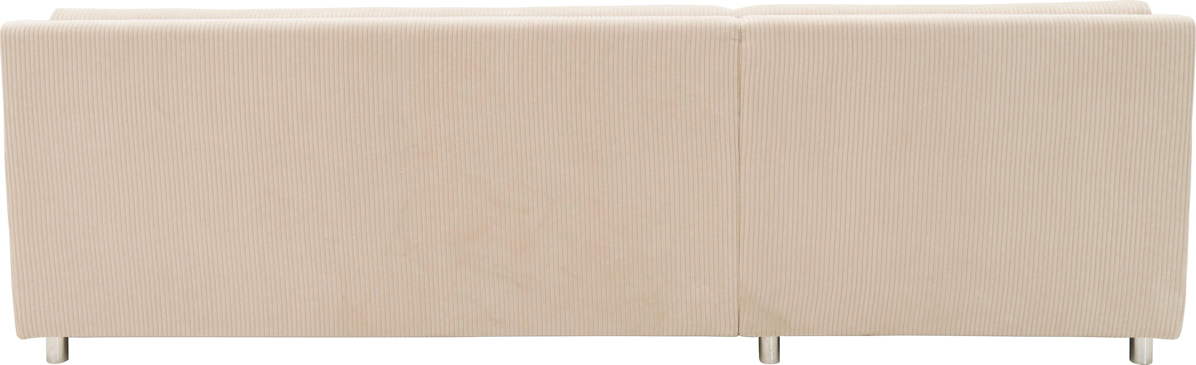 DOMO collection Ecksofa Treviso, wahlweise mit Bettfunktion, incl. Zierkissen