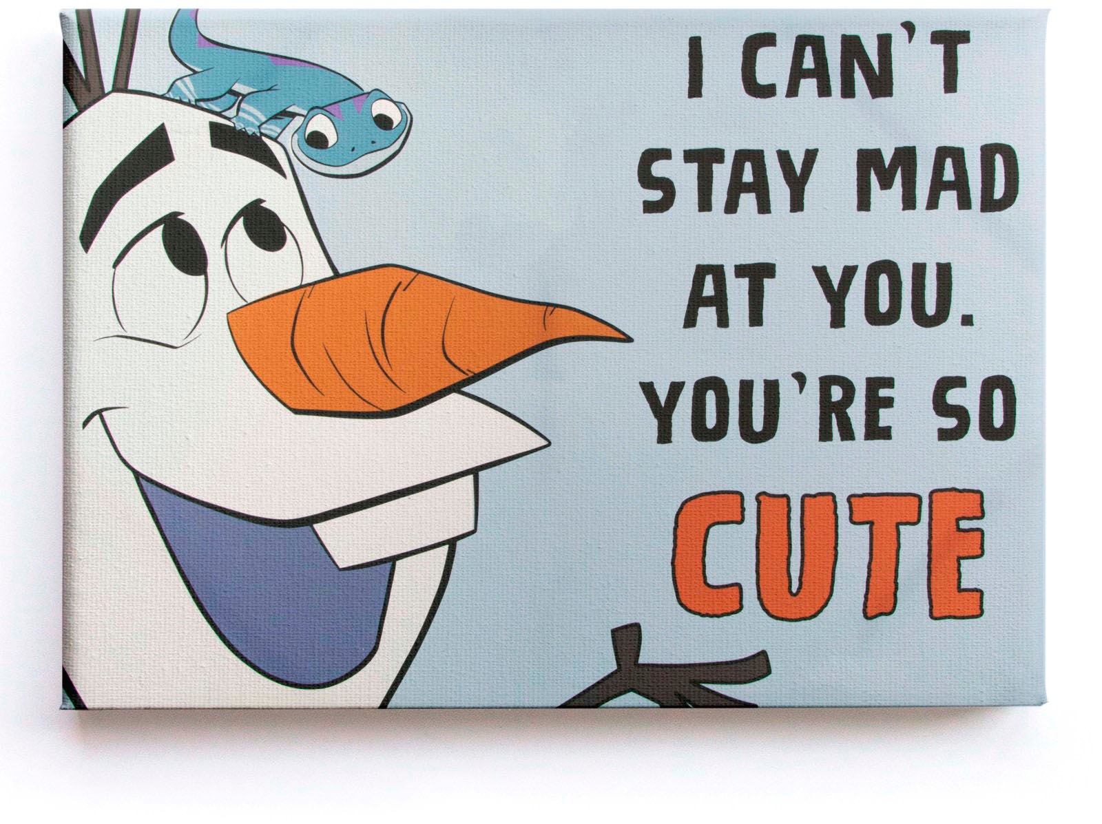 Disney Leinwandbild »Leinwandbild Frozen Olaf 70x50cm«, (Packung, 1 St.)