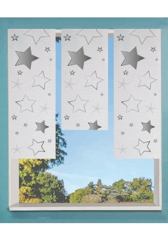 HOME WOHNIDEEN Vorhang »STARS«, (3 St.), Fensterset Bambus-Optik kaufen