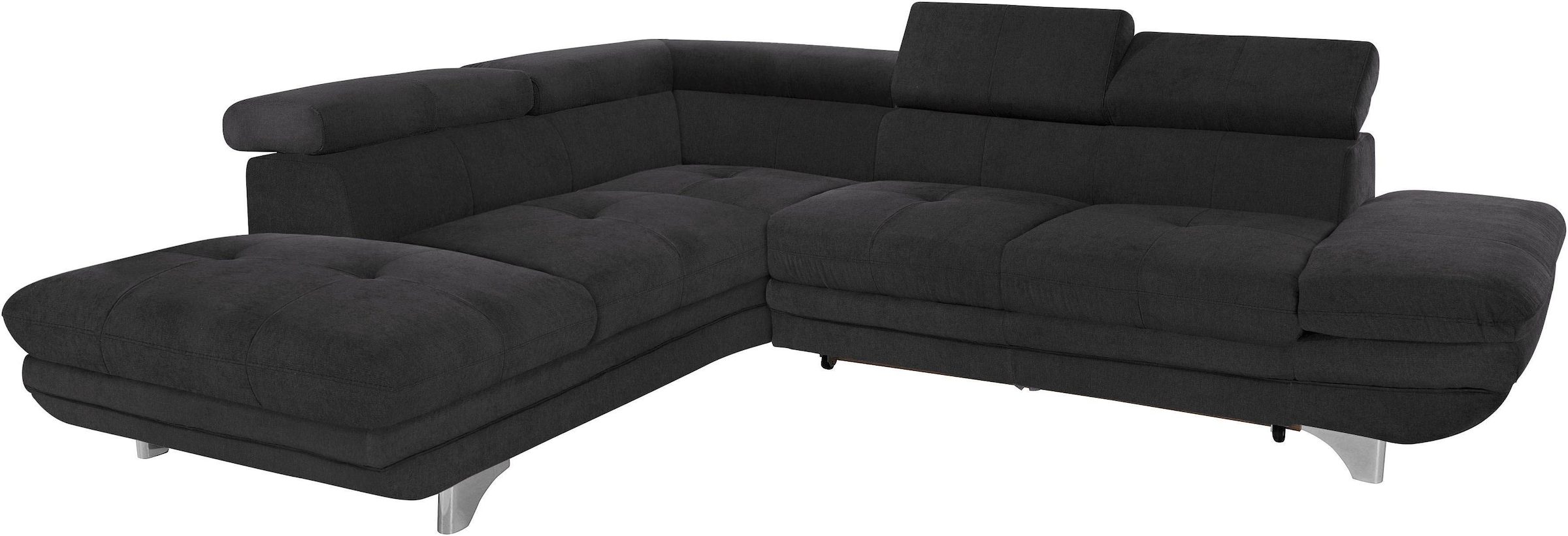 COTTA Ecksofa »Enterprise L-Form«, mit Arm- & Kopfteilverstellung, wahlweis günstig online kaufen