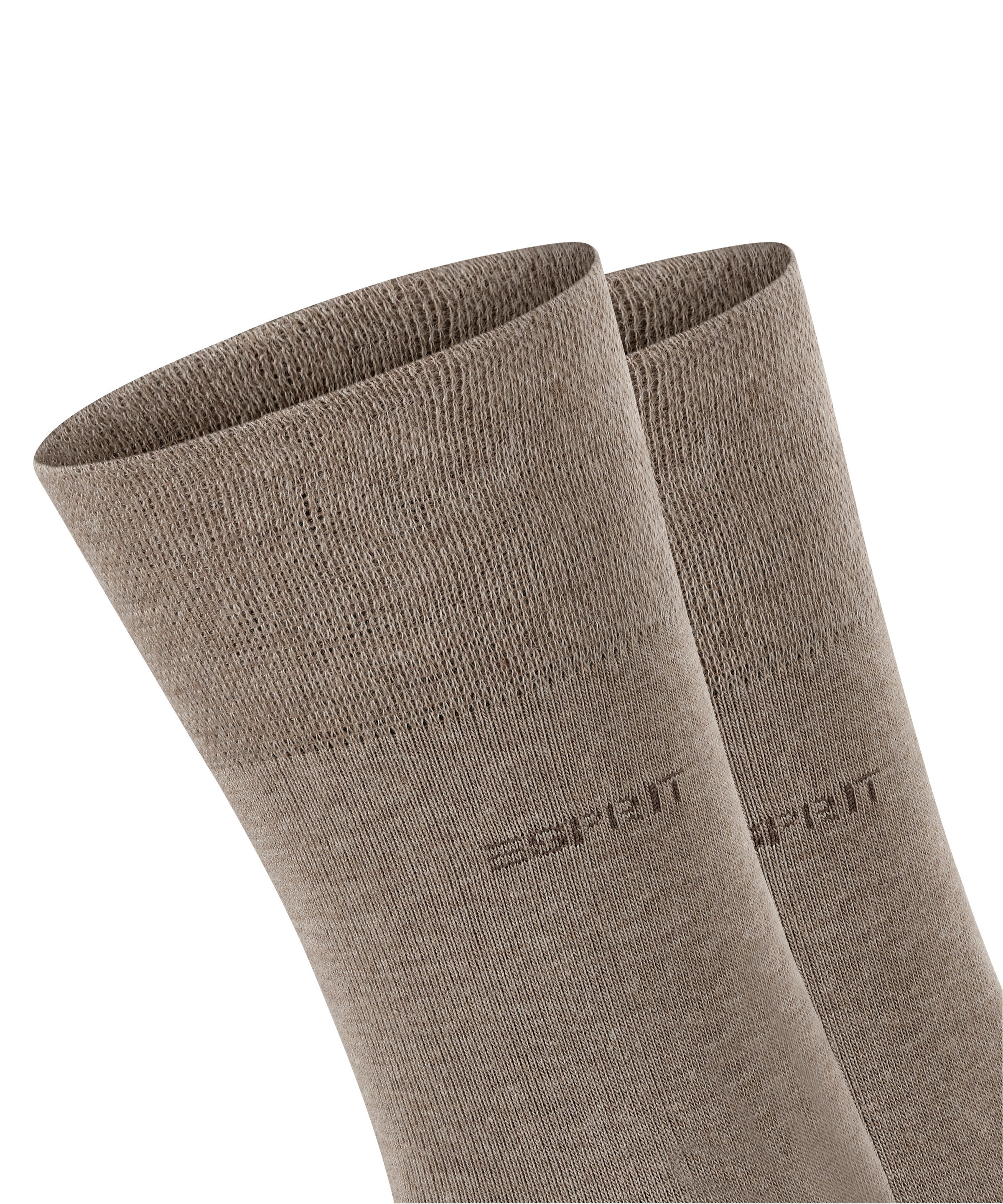 Esprit Socken »Basic Easy«, (2 Paar, 2er Pack), breiter Komfortbund, Doppelpack atmungsaktiv