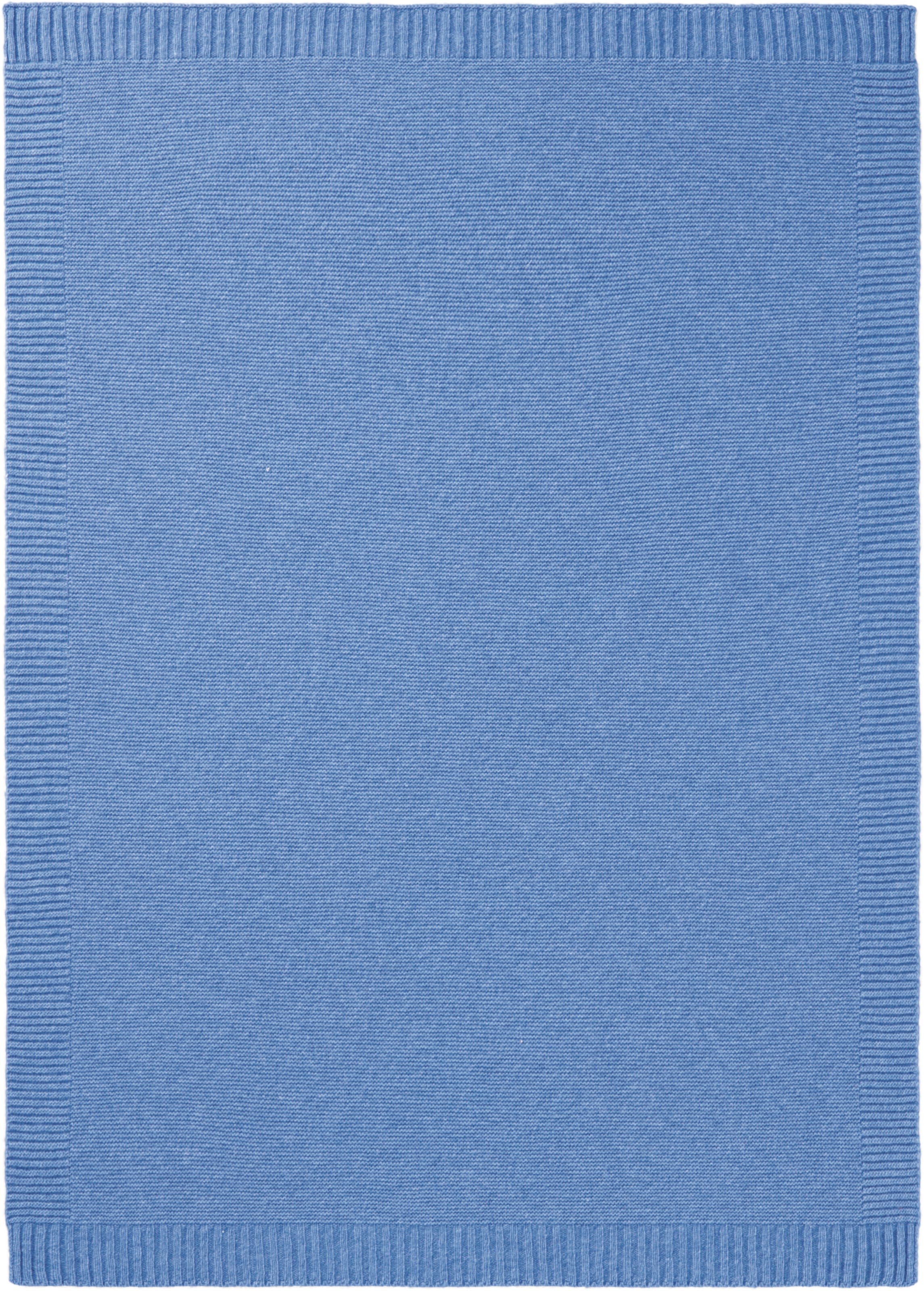 Biederlack Babydecke »Babydecke Wool Knit«, 75 x 100, mit kontrastfarbigem günstig online kaufen