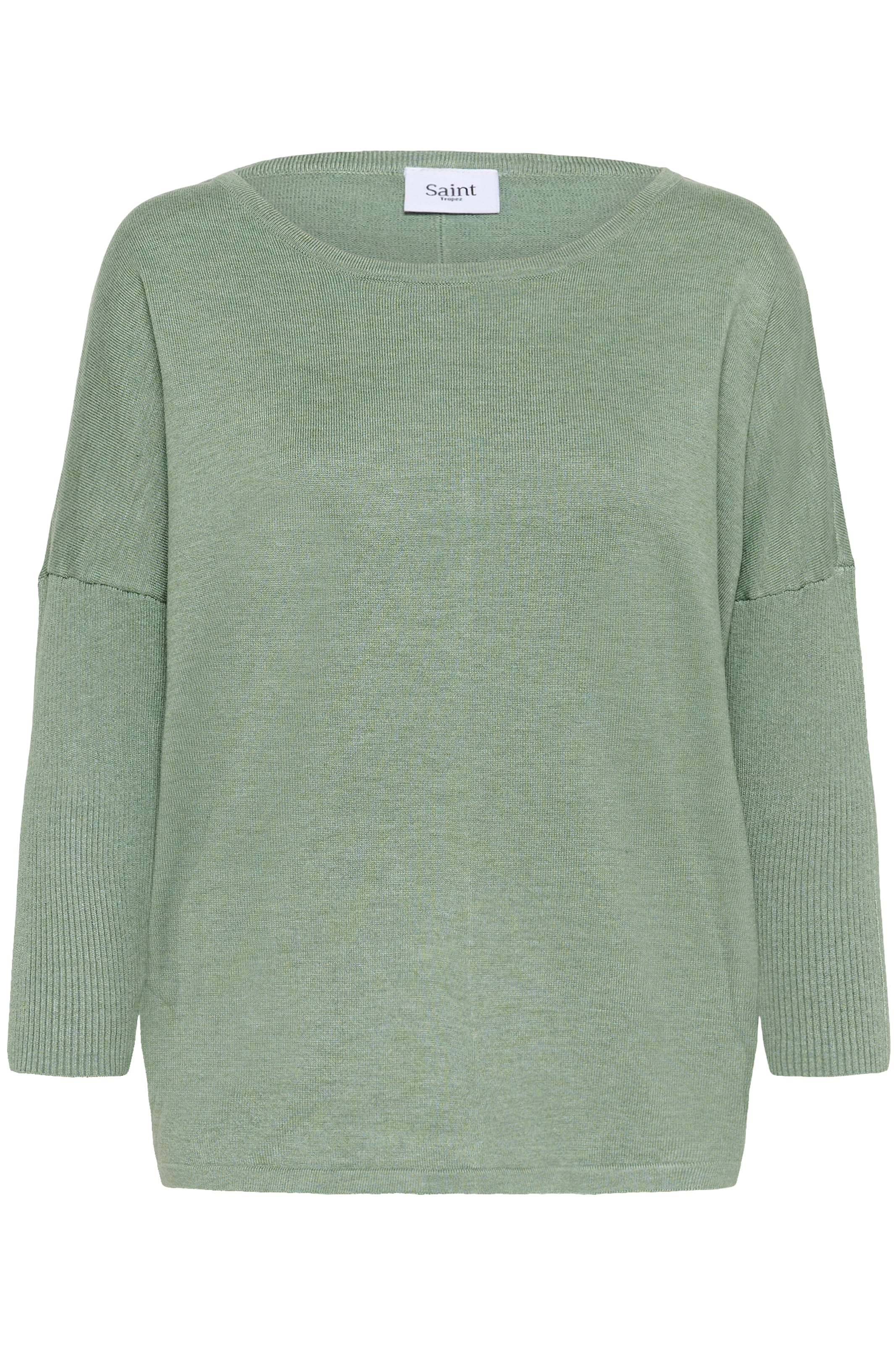 Saint Tropez Rundhalspullover »A2561, MilaSZ R-Neck« Viskosemischung, Casual fit