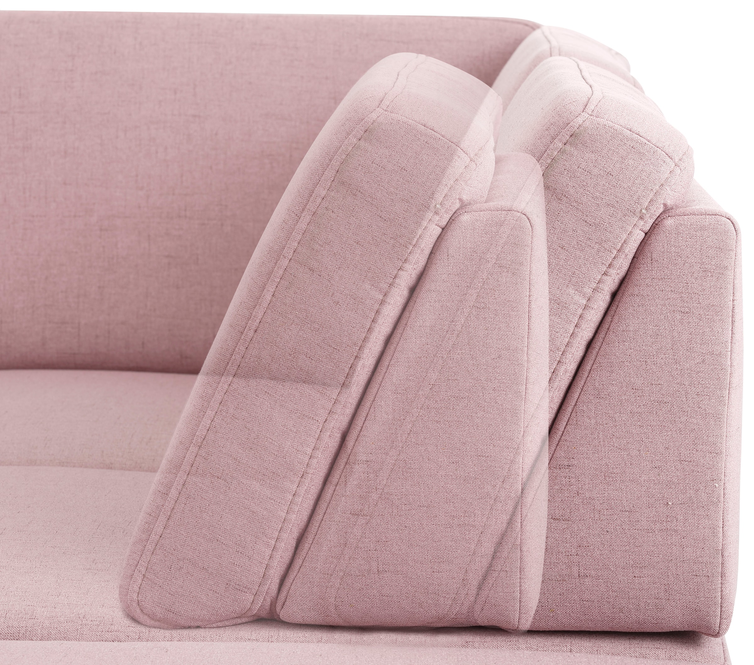 Home affaire Ecksofa »Palace L-Form« incl. Sitztiefenverstellung, wahlweise mit Bettfunktion und Stauraum