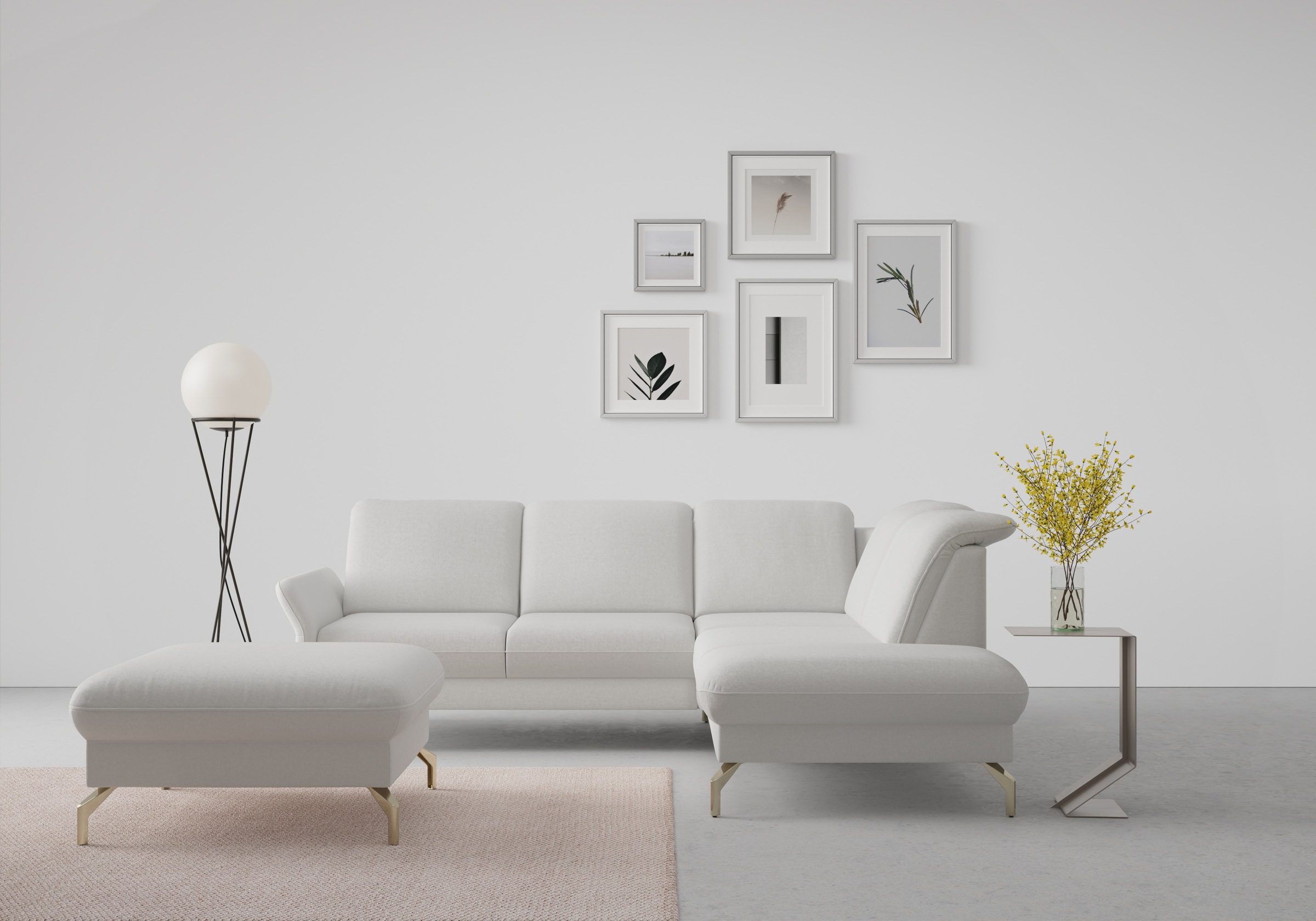 sit&more Ecksofa Fashion L-Form, wahlweise mit Kopfteilverstellung, Vorzieh günstig online kaufen