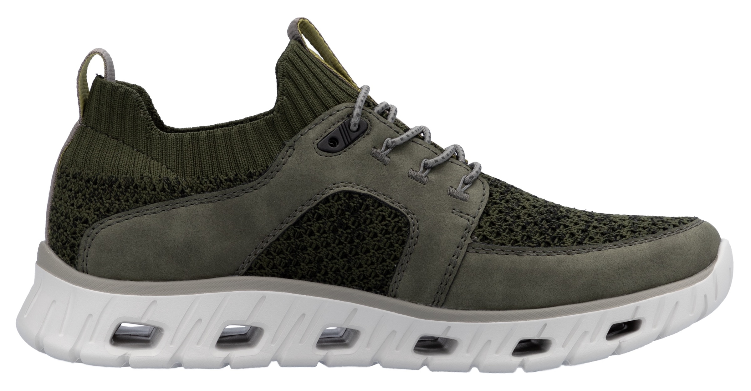 RIEKER Sport Slip-On Sneaker, Halbschuh, Freizeitschuh, Slipper mit modischer Laufsohle