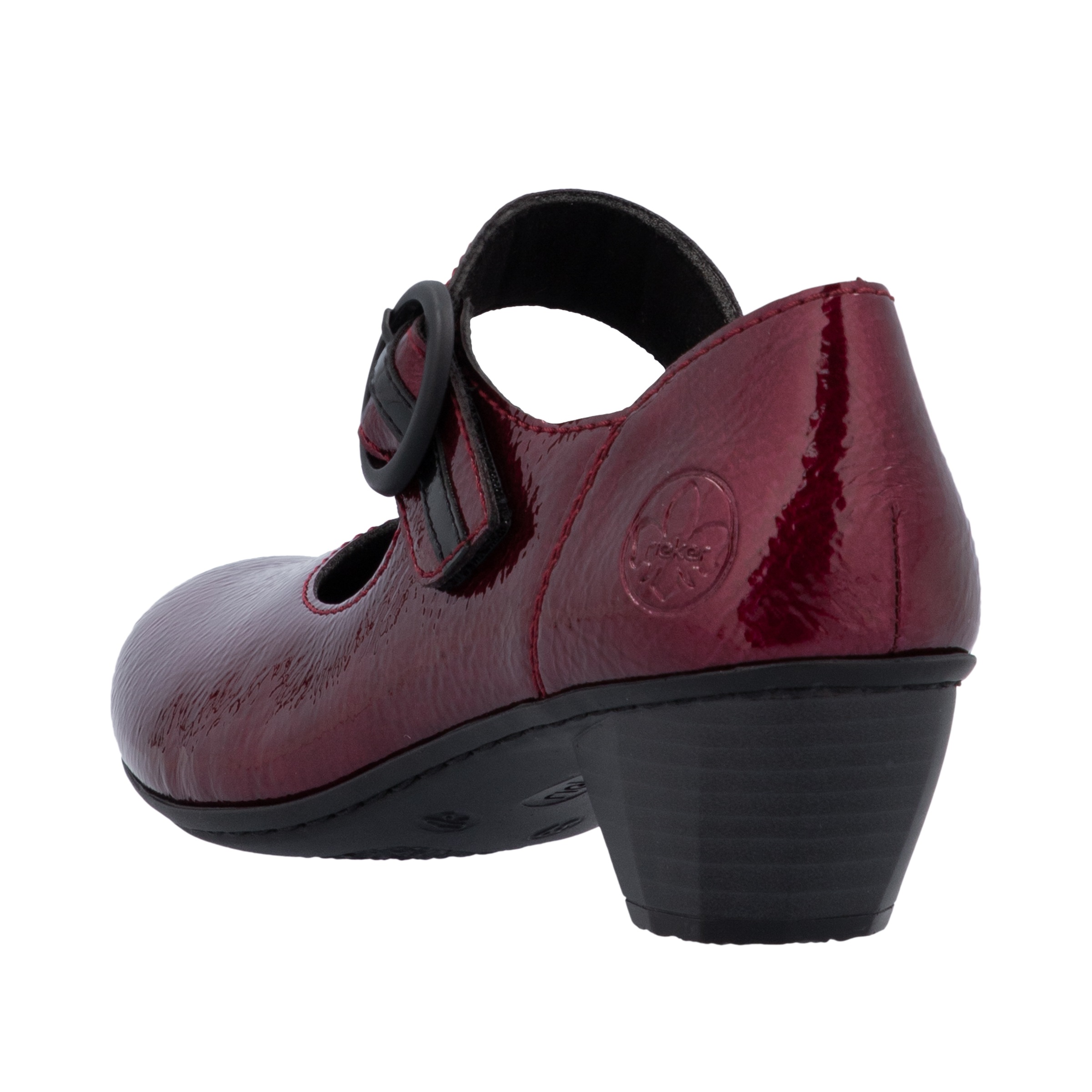 Rieker Spangenpumps, Riemchenpumps, Festtagsschuh, Trichterabsatz, mit weicher Innensohle