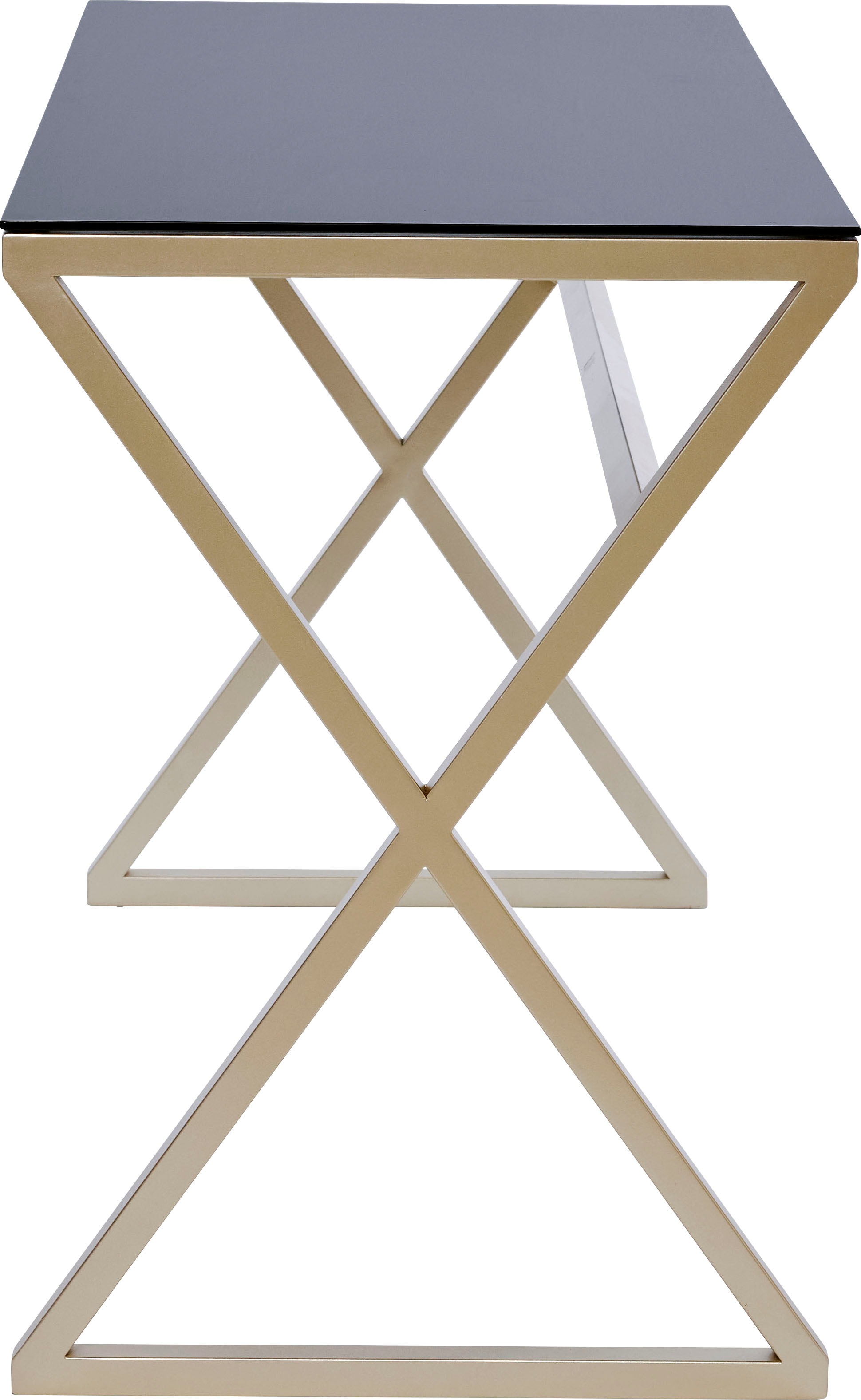 Jahnke Schreibtisch »XTRA«, (1 St.), Schreib-, Schmink-, Konsolentisch, Oberplatte aus ESG-Sicherheitsglas