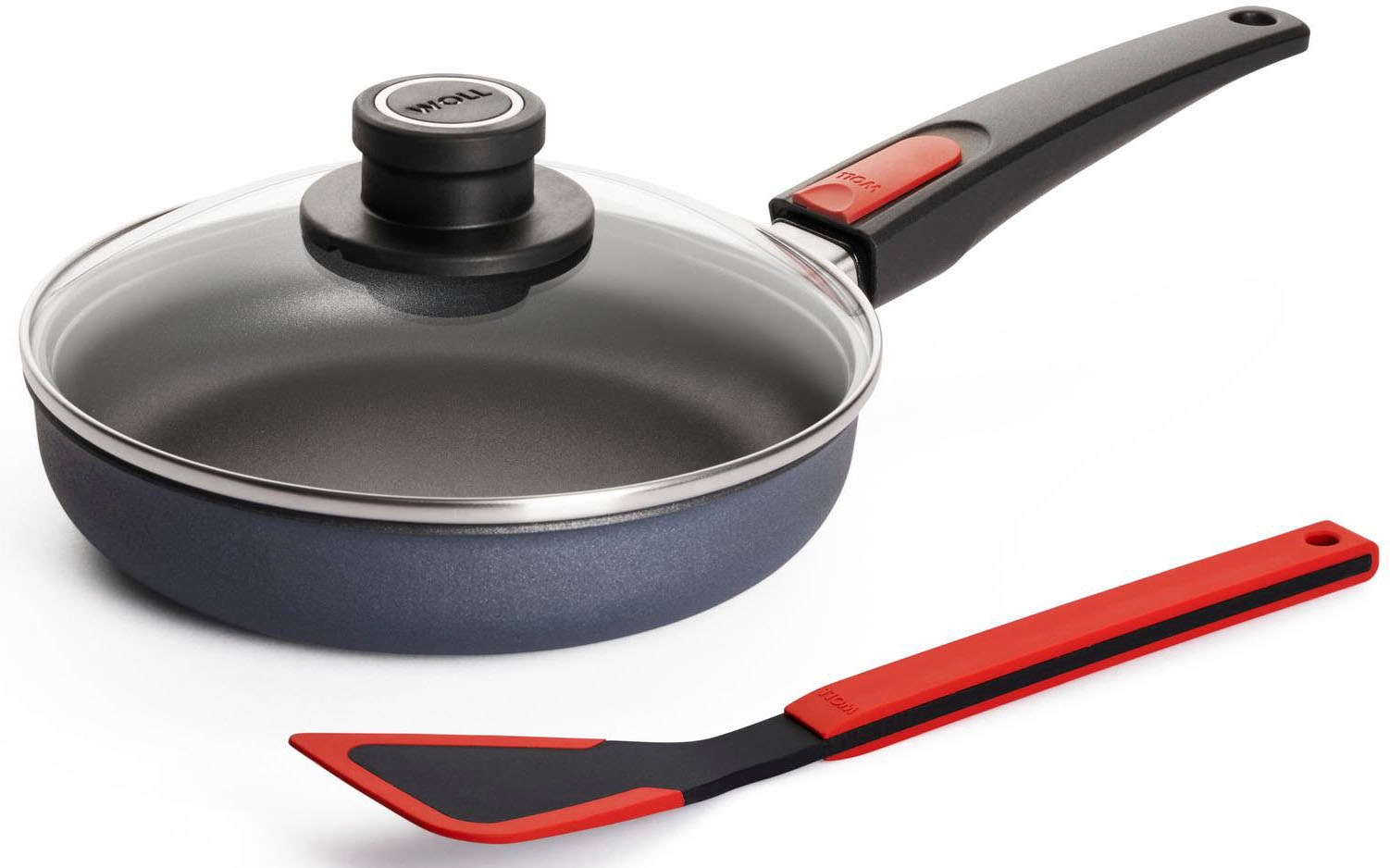 WOLL MADE IN GERMANY Bratpfanne »Diamond Lite«, Aluminium, (Set, 3 tlg.), I günstig online kaufen