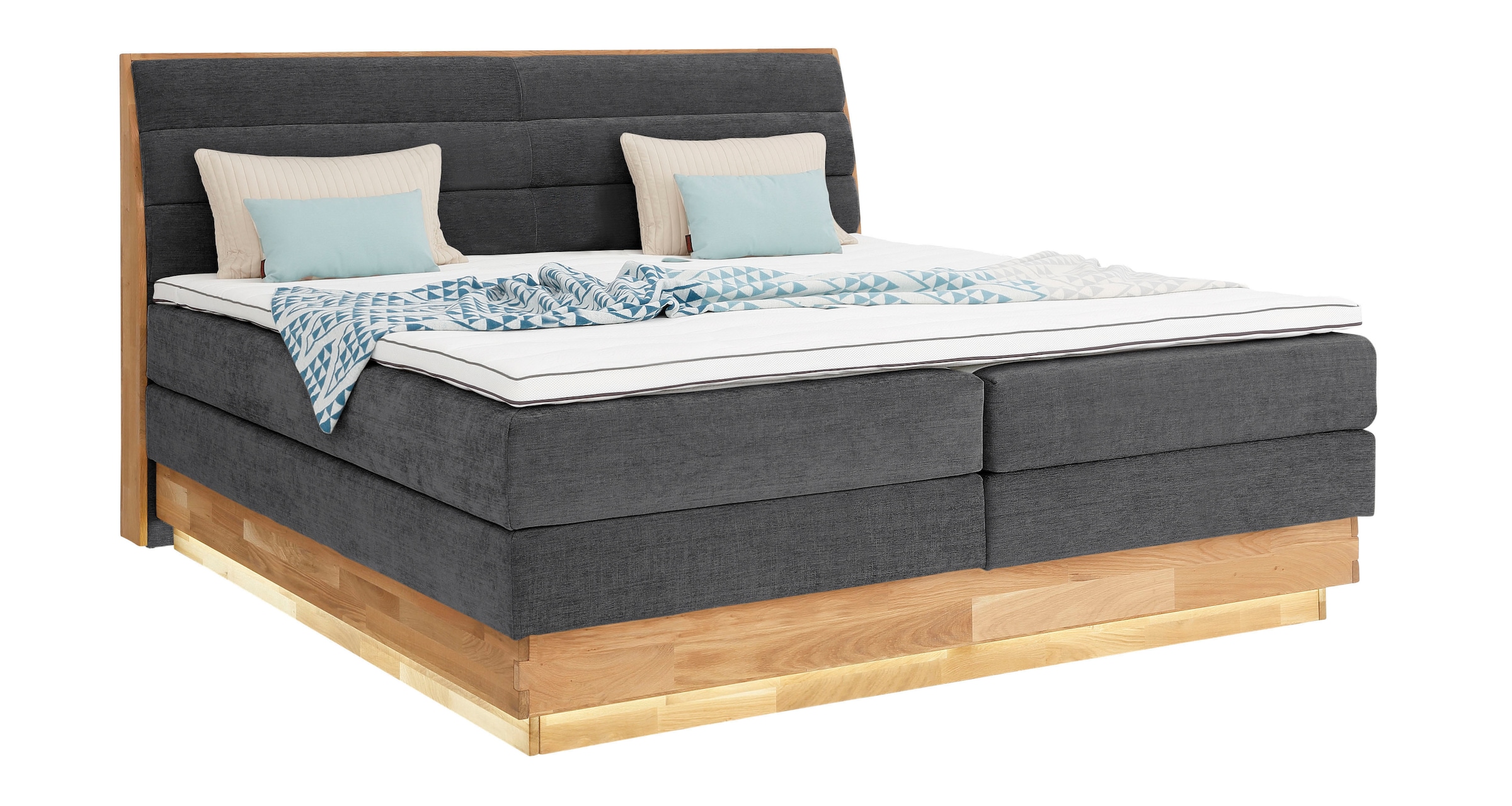 OTTO home Boxspringbett »JENNA in verschiedenen Farben und Breiten erhältli günstig online kaufen