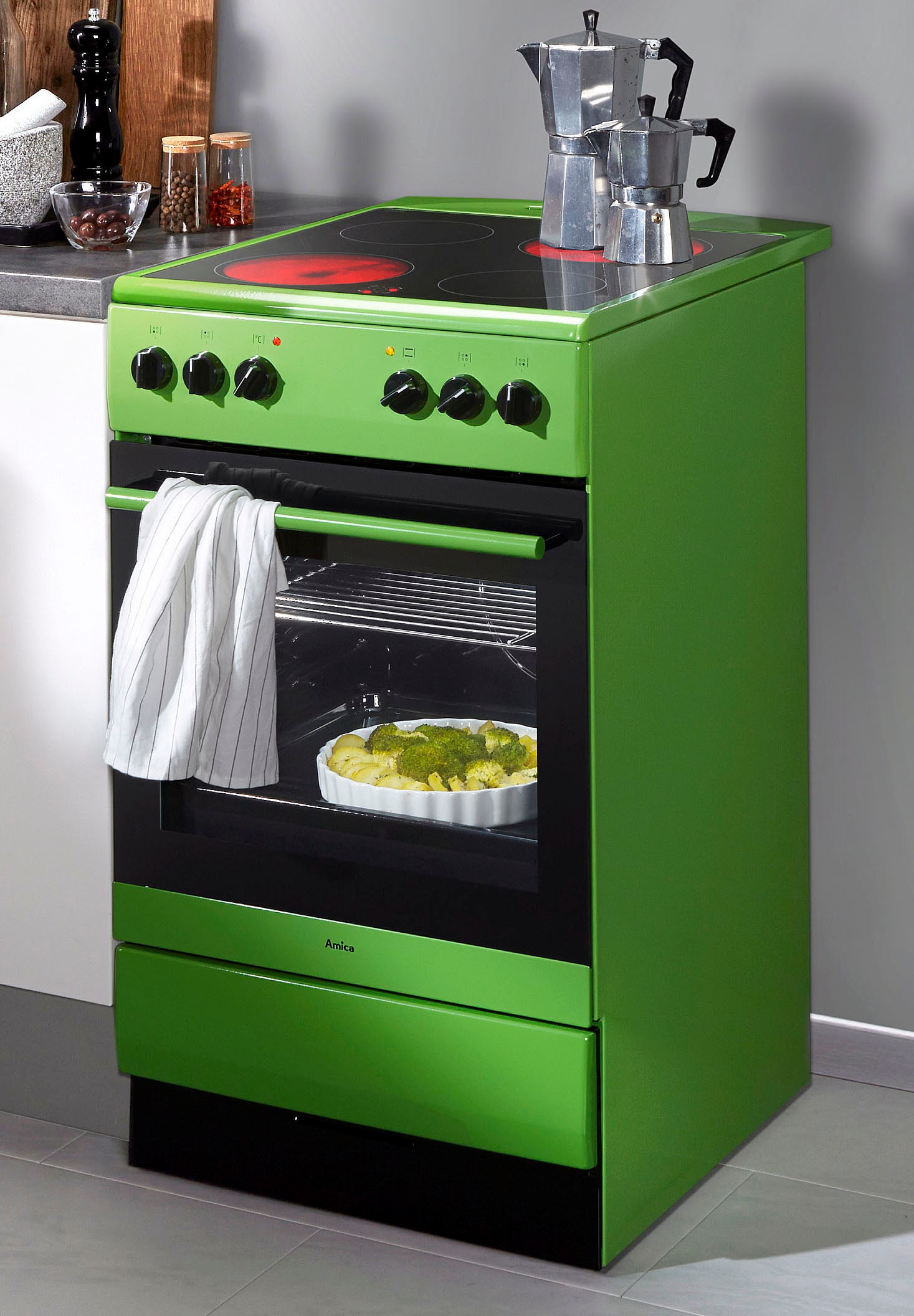 Amica Elektro-Standherd »SHC 11508 G«, Clean, auf SteamClean G, Steam Rechnung SHC bestellen 11508