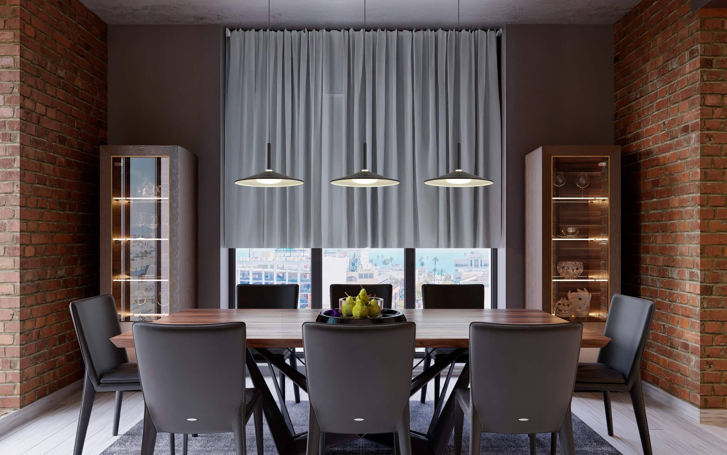 GLOBO LIGHTING Hängeleuchte »LAMPONE« LED-Modul 1 Stk. Warmweiß Hängelampe günstig online kaufen