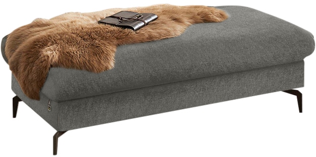 W.SCHILLIG Polsterhocker »piedroo« Füße in Bronze pulverbeschrichtet