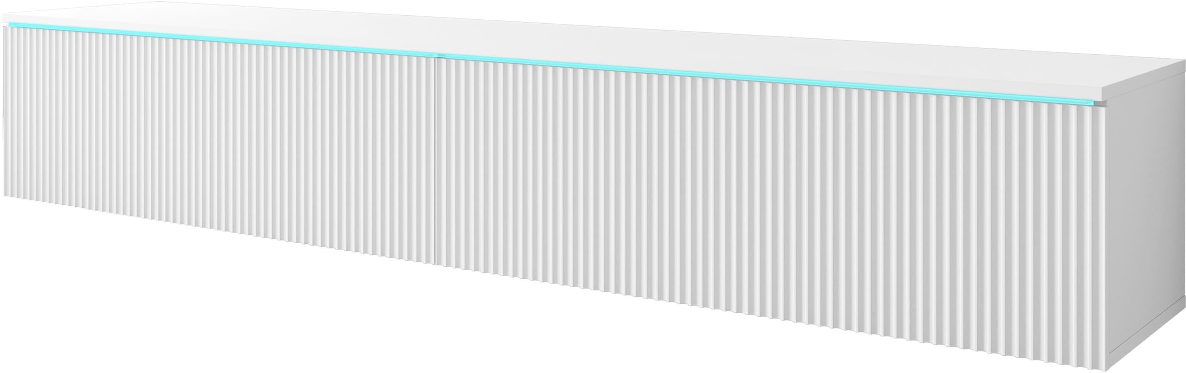 Home affaire Lowboard »Vera, wahlweise mit oder ohne Beleuchtung« gefräste MDF Front mit 3D Effekt, stehend und hängend montierbar