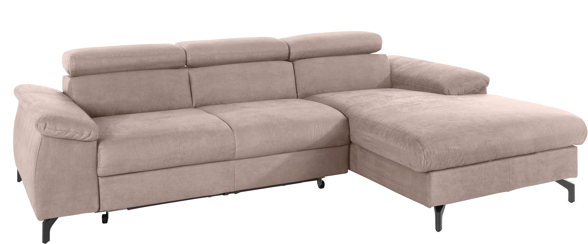 COTTA Ecksofa »Kitty L-Form«, mit Kopfteilverstellung, wahlweise mit Bettfunktion & Bettkasten