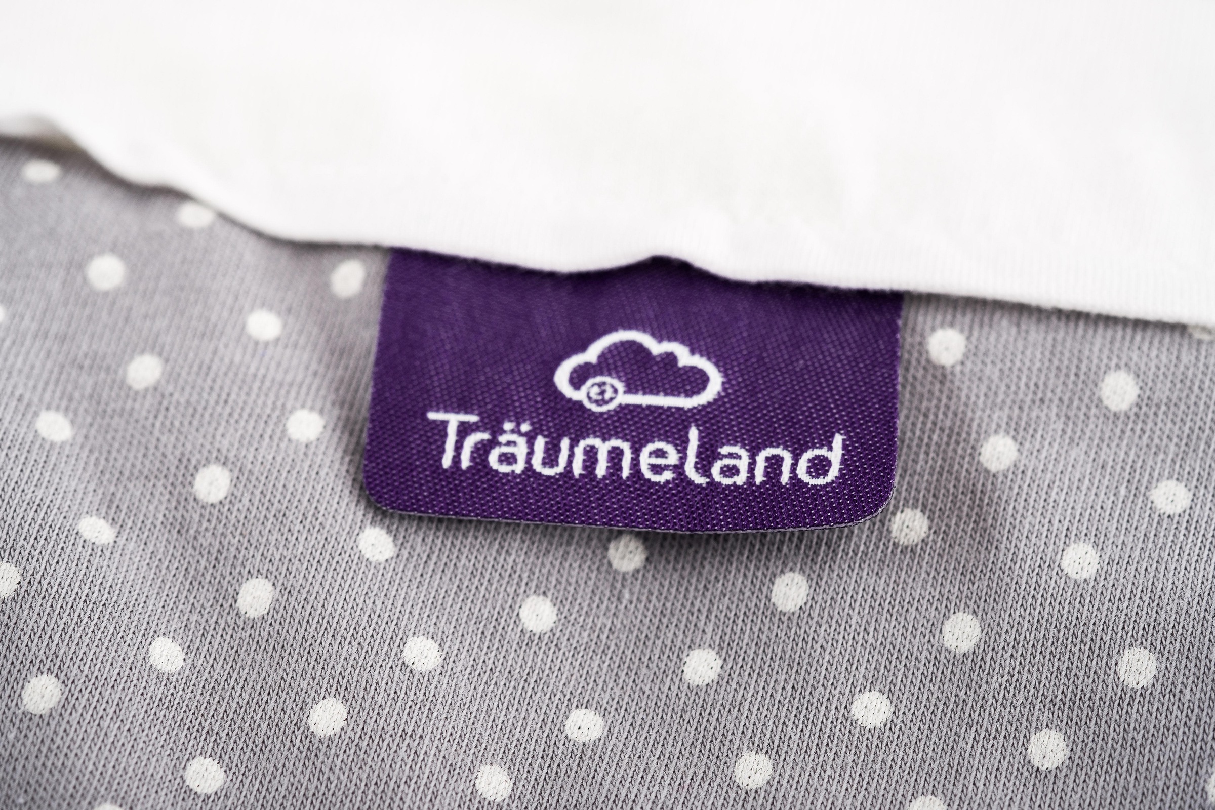 Träumeland Babyschlafsack »Außenschlafsack Pünktchen grau«, (1 tlg.)