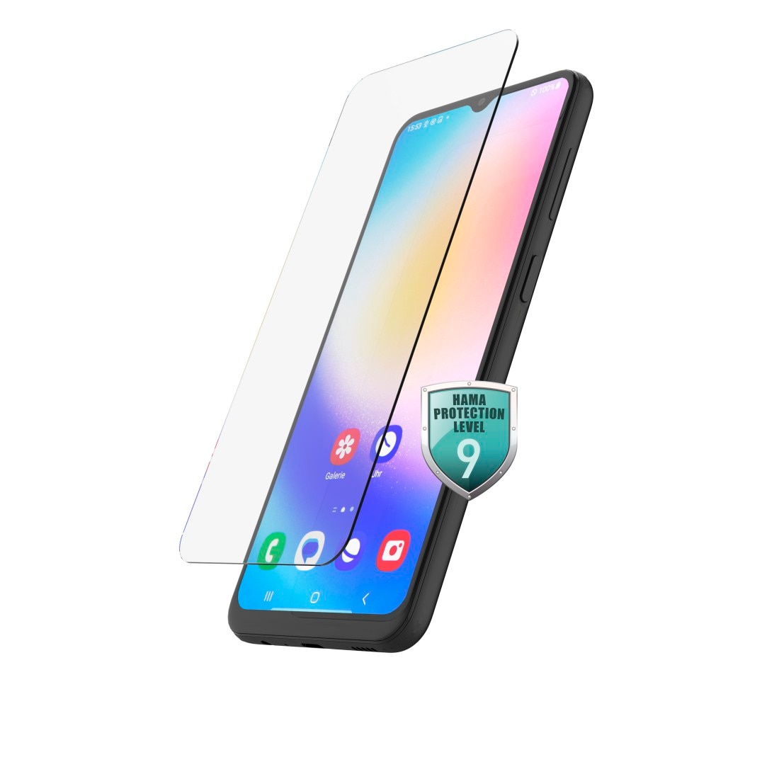 Hama Displayschutzglas »Echtglas Displayschutzglas für Samsung Galaxy A34 5G transparent, dünn«, für Samsung Galaxy A34 5G