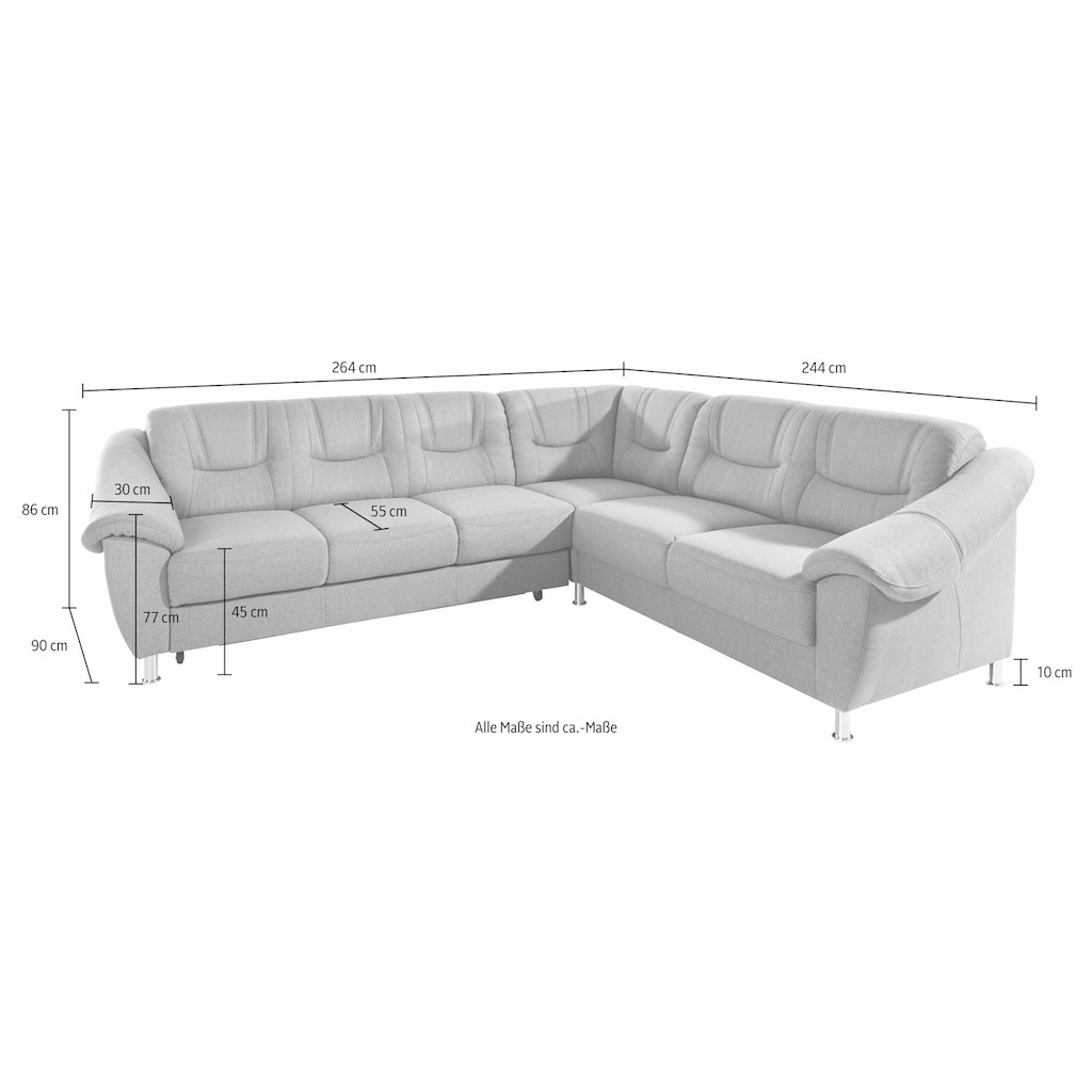 sit&more Ecksofa »Salsa«