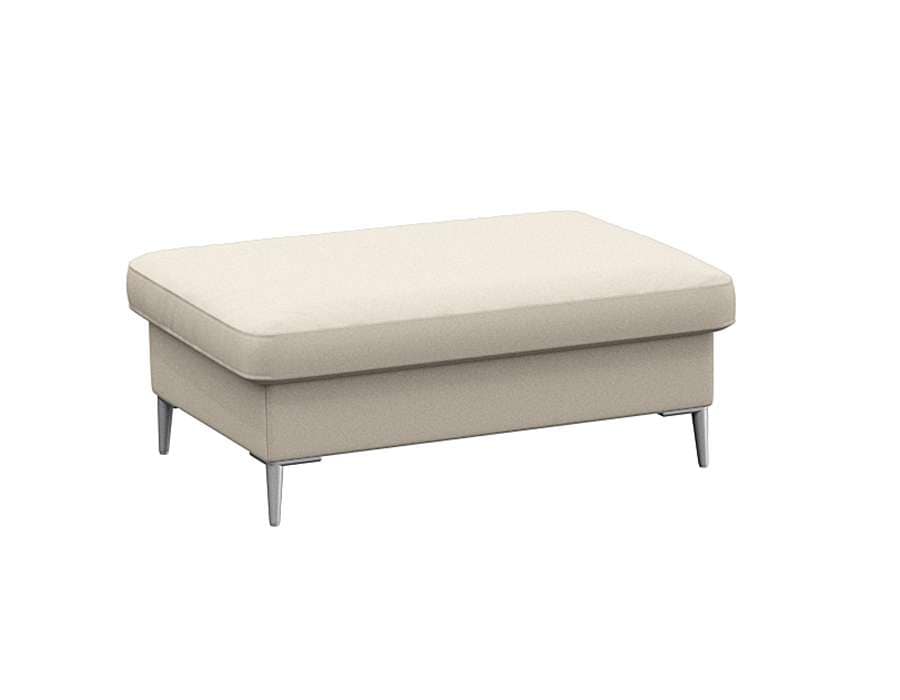 FLEXLUX Pouf »Fiore«, Kaltschaum, Füße Alu